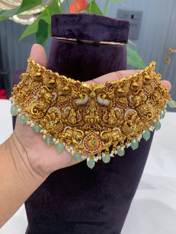 Beautiful nakshi 3D heavy  chocker set