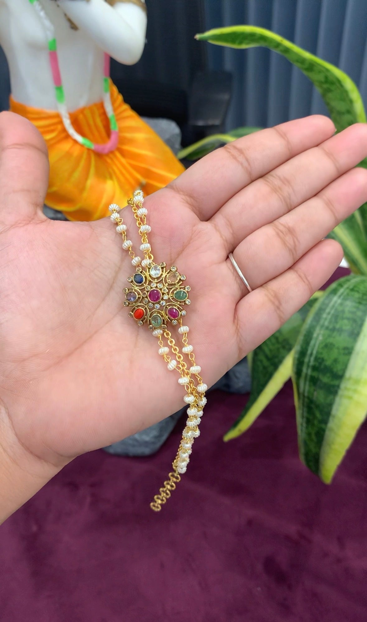 Beautiful customised handmade rakhi