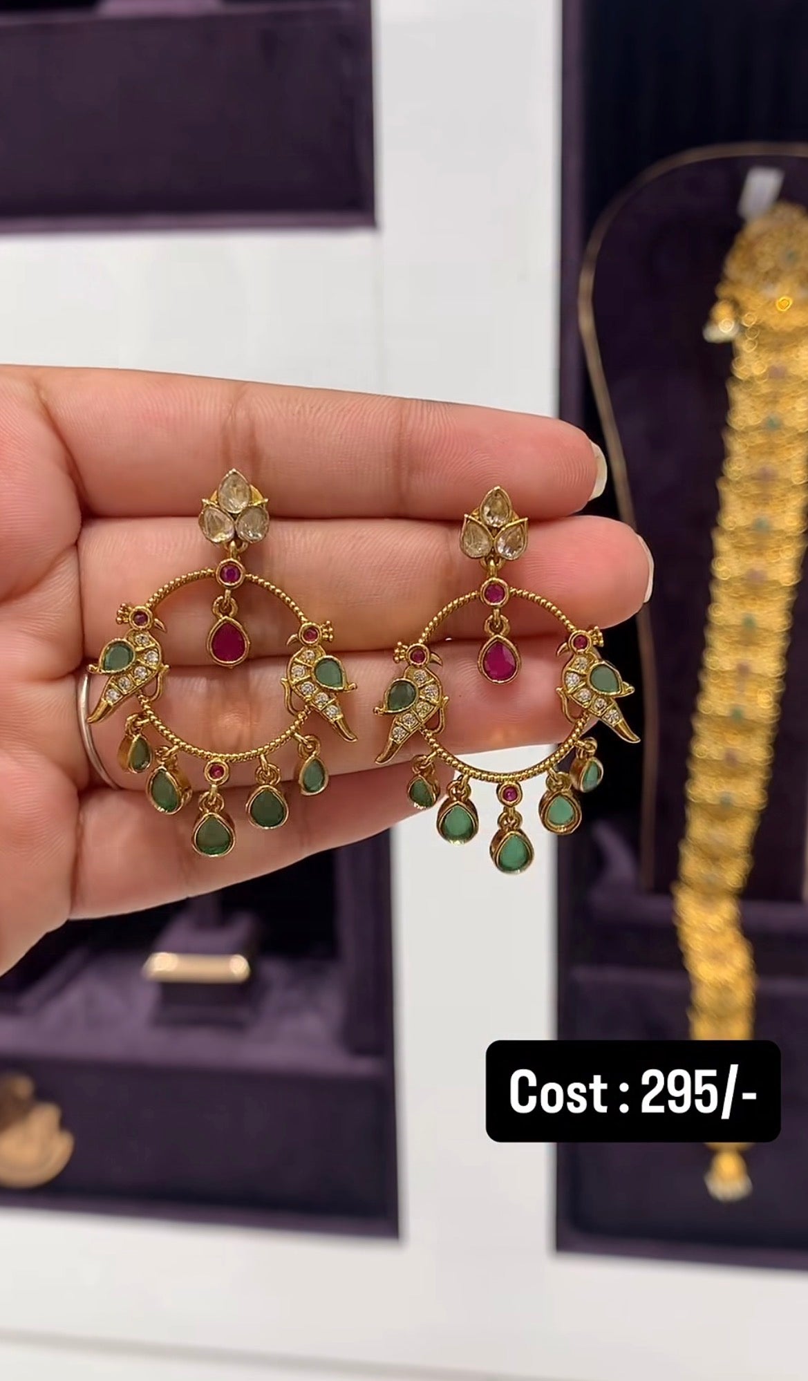 Beautiful chandbalis earrings