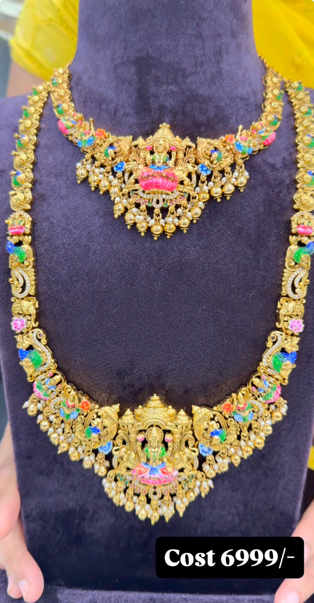 Beautiful meenakari combo set