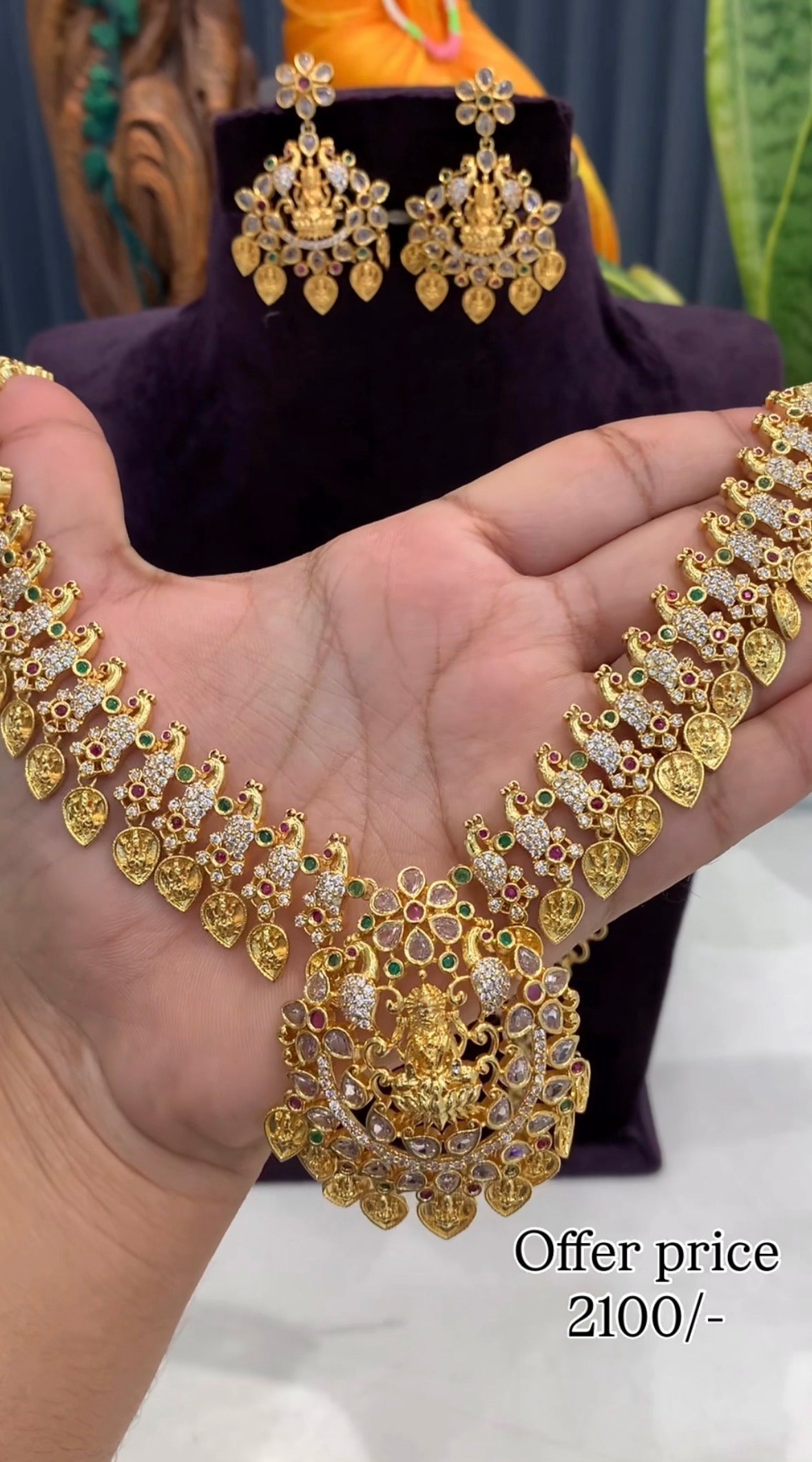 Beautiful cz long haram@ (offer)price