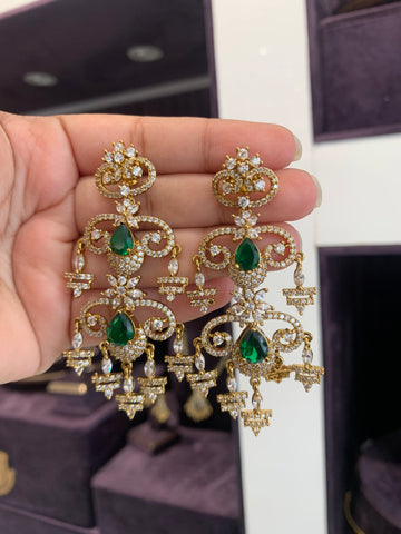 Beautiful mehandhi chandbalis