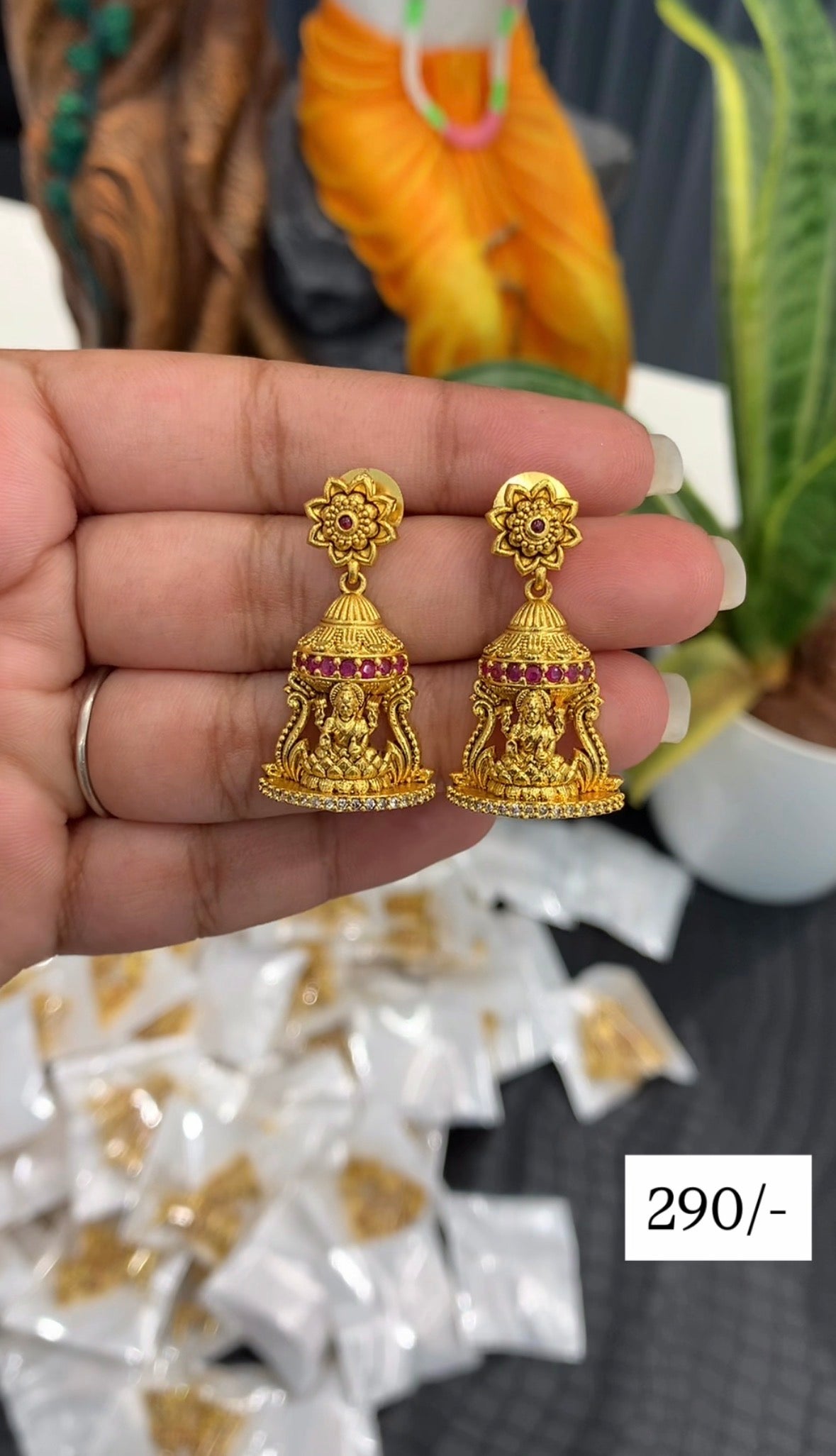 Beautiful customised earrings