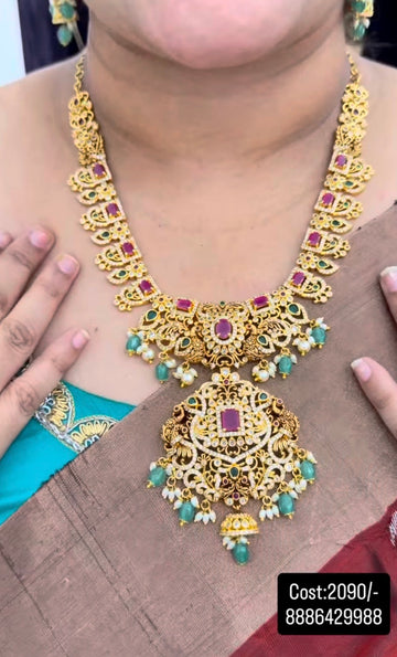 Beautiful customised nakshi necklace
