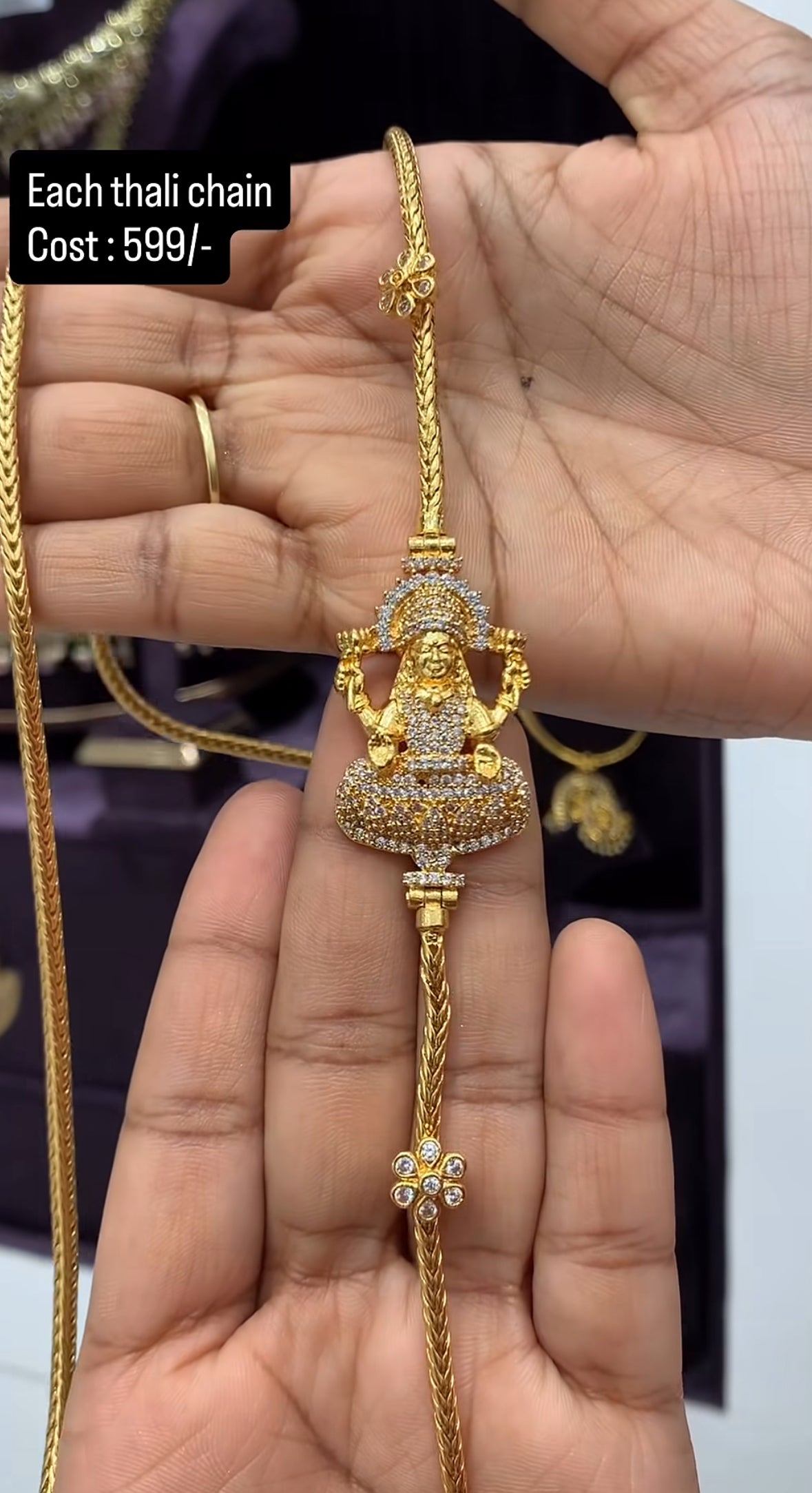 Beautiful thali chain 24 inchs and hook