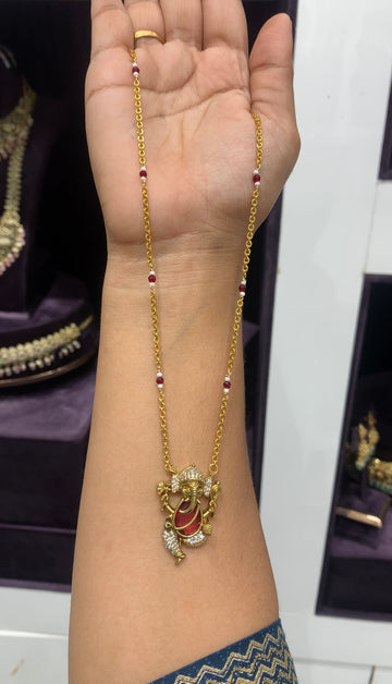Beautiful Vinayaka pendent with Chain
