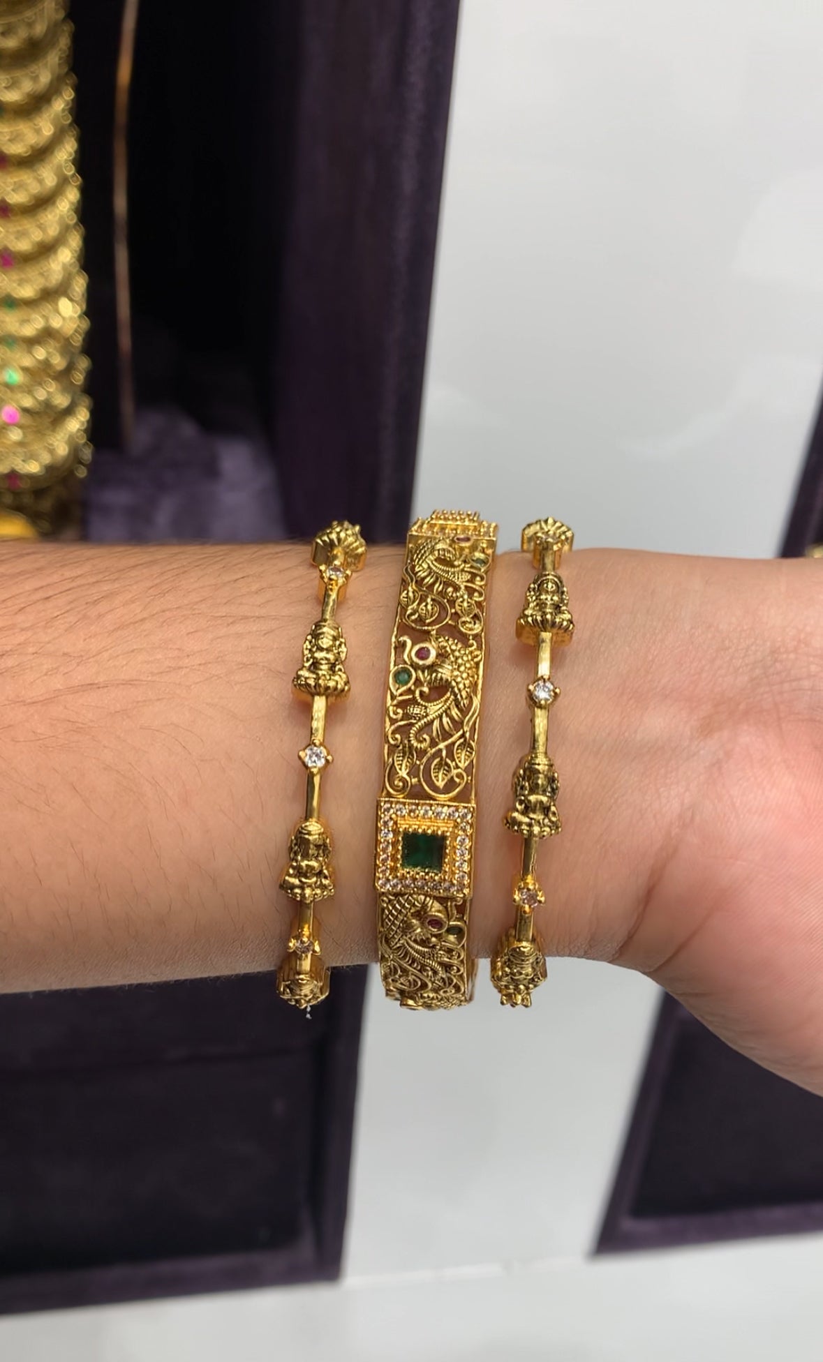 Beautiful combo bangles set of 3
