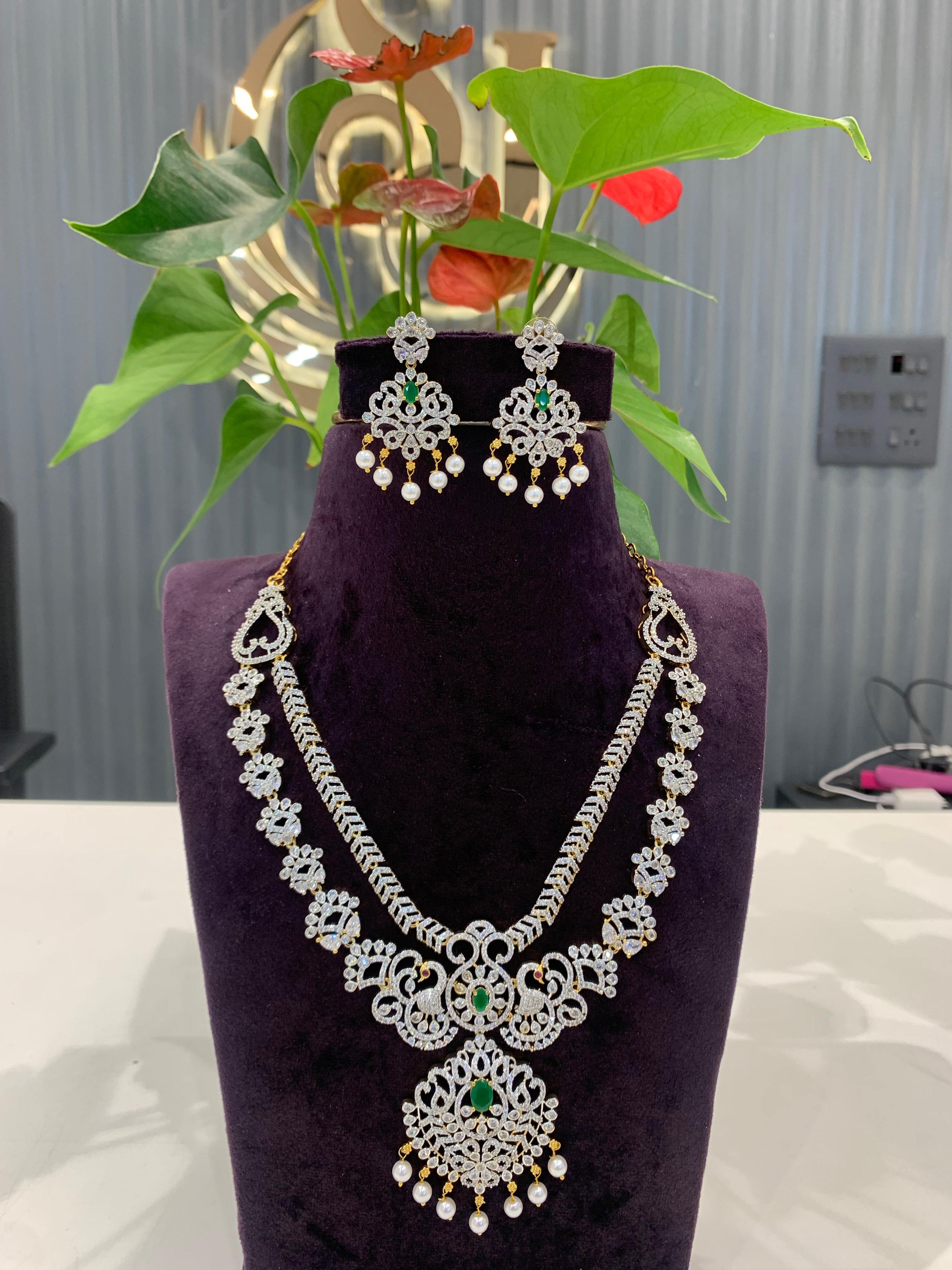 Beautiful GJ polish double step necklace
