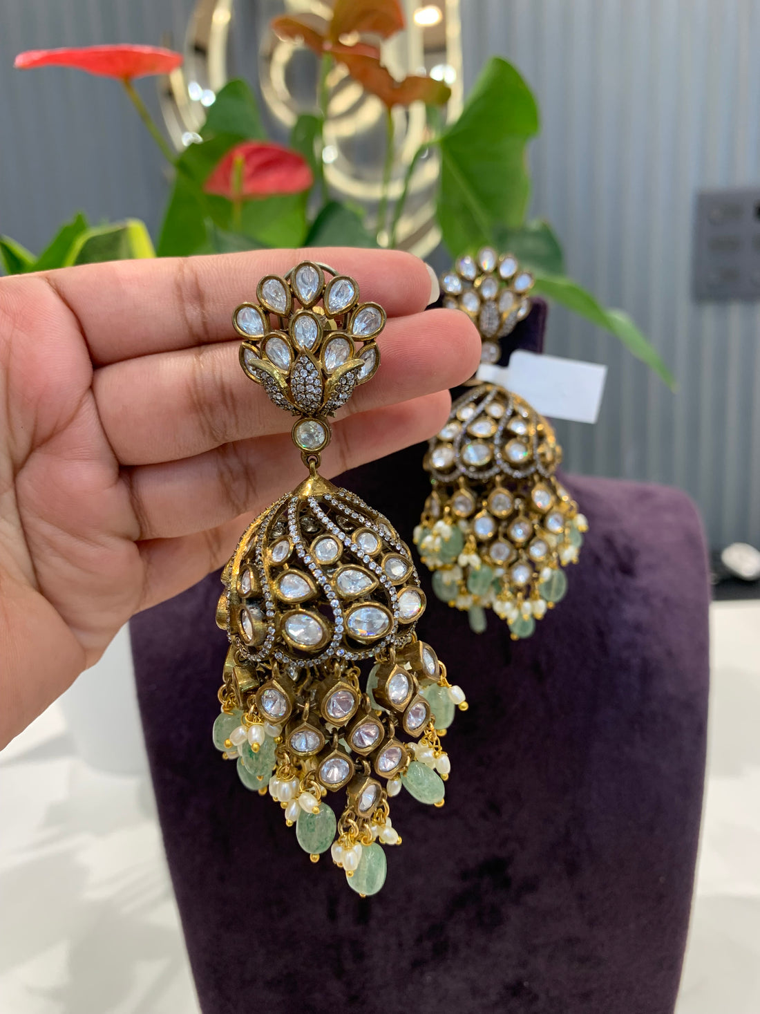 Beautiful real moissanite stone jumkies