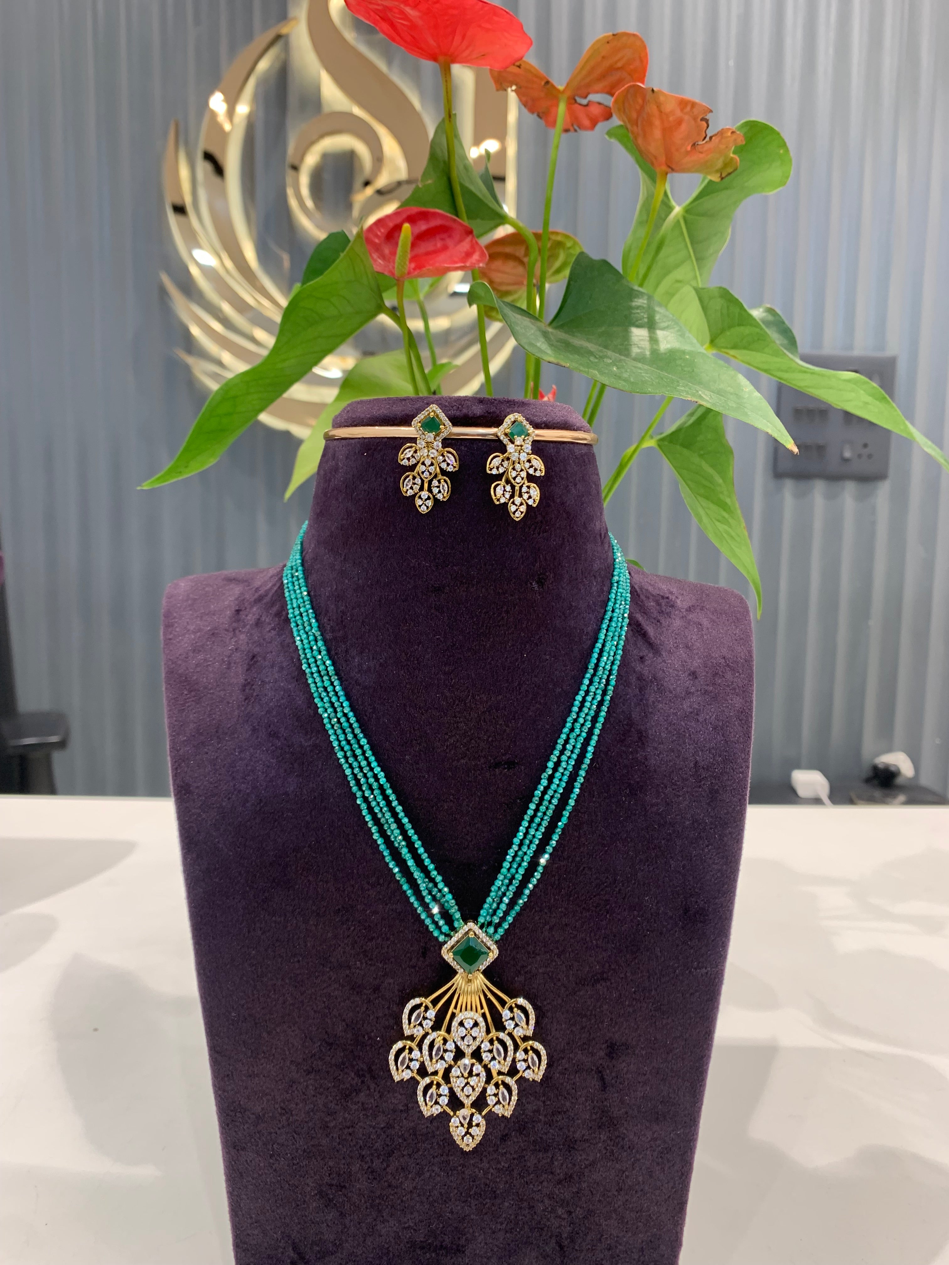 Beautiful premium CZ beads set