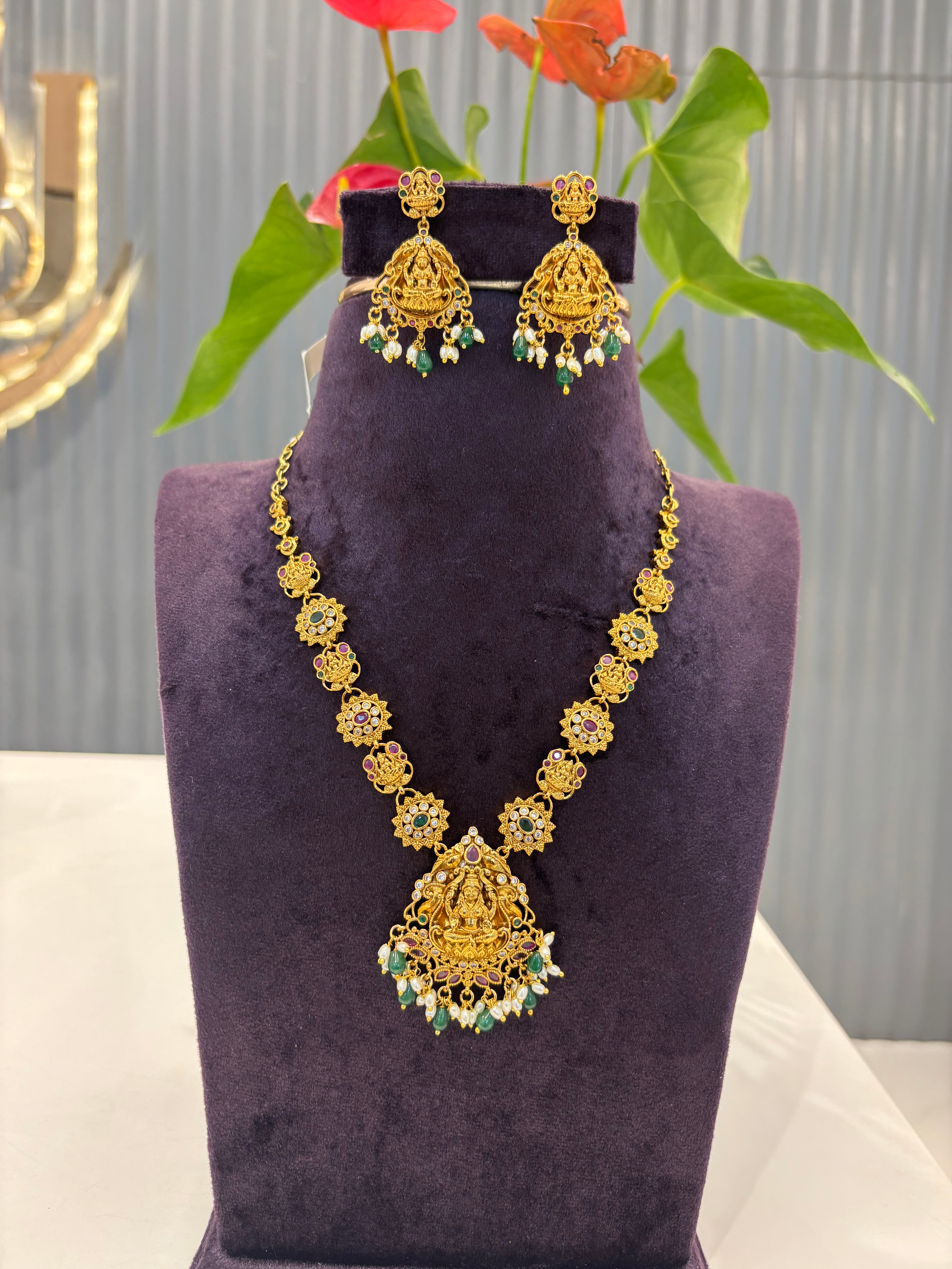Beautiful Nakshi Simple Necklace