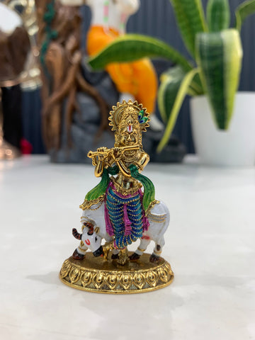 Beautiful lord krishna statue