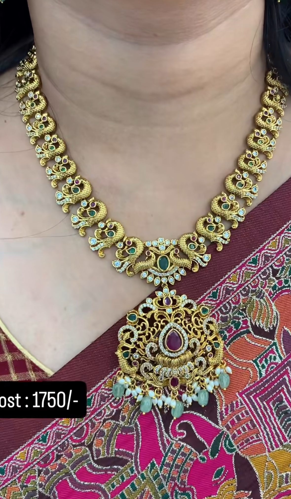 Beautiful nakshi necklace