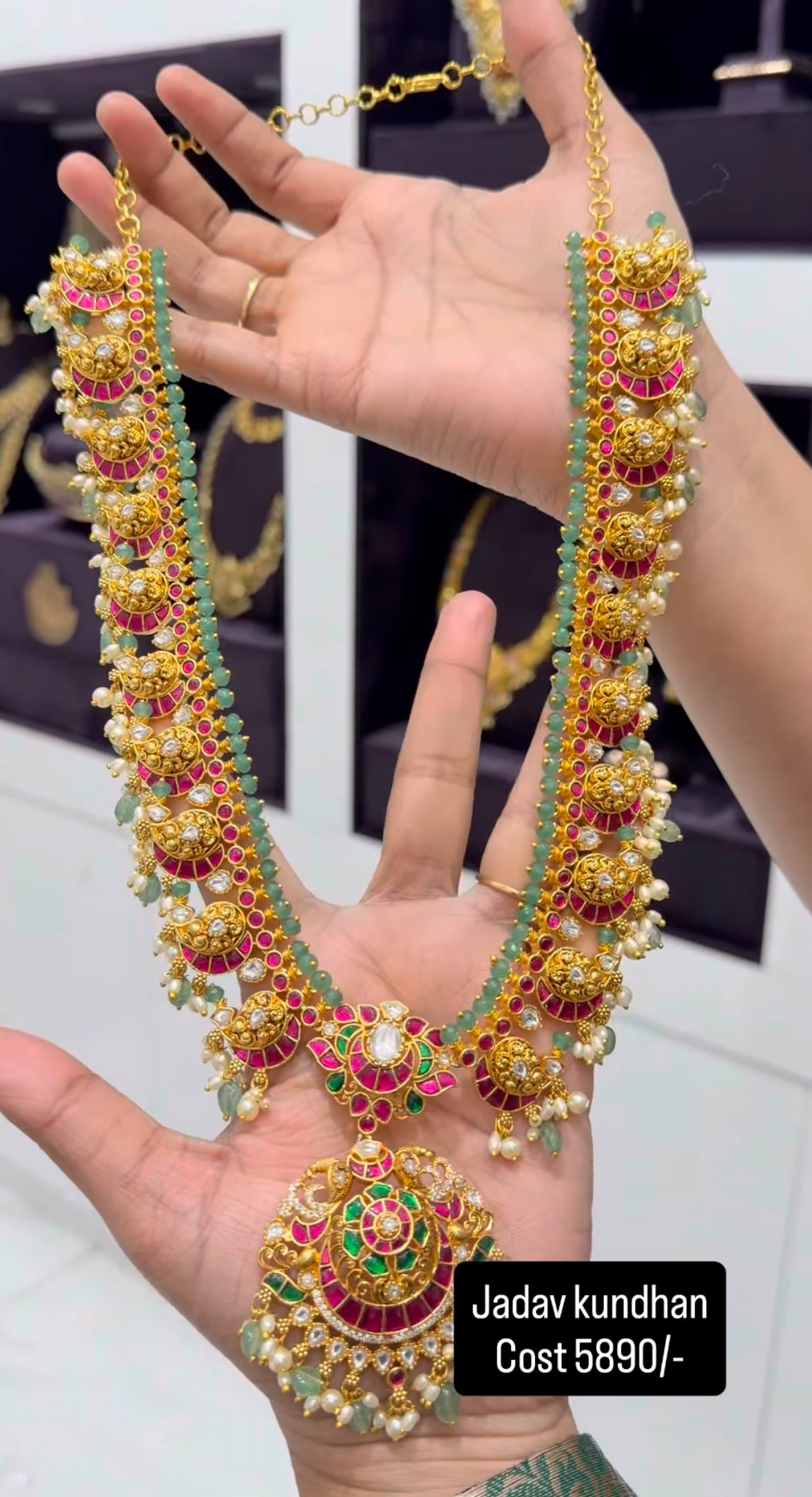 Beautiful premium jadav long haram