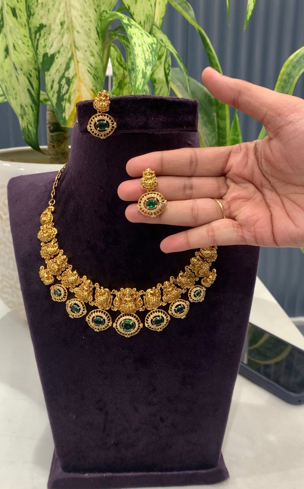 Beautiful nakshi traditional necklace
