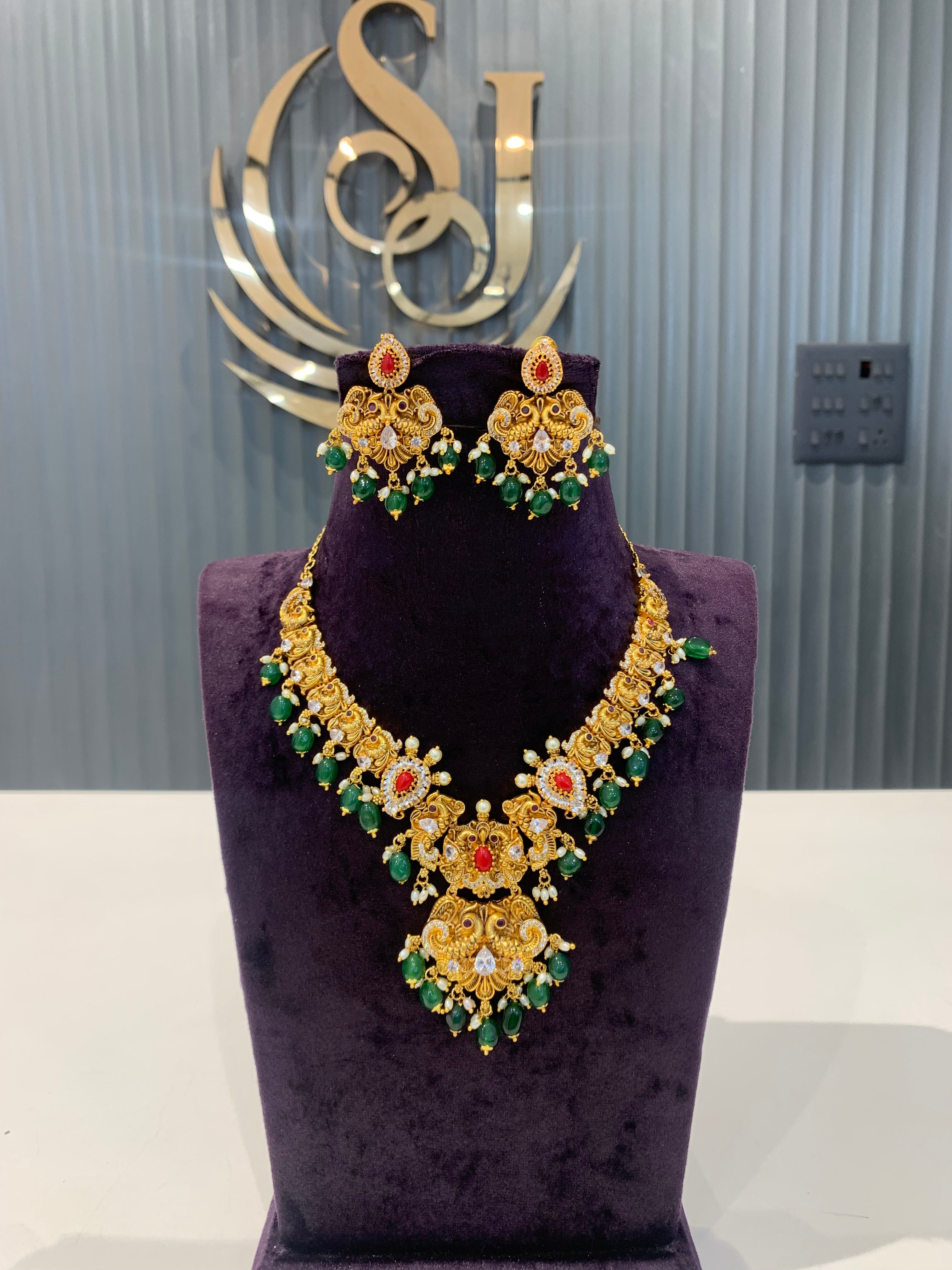 Beautiful Nakshi 3D necklace