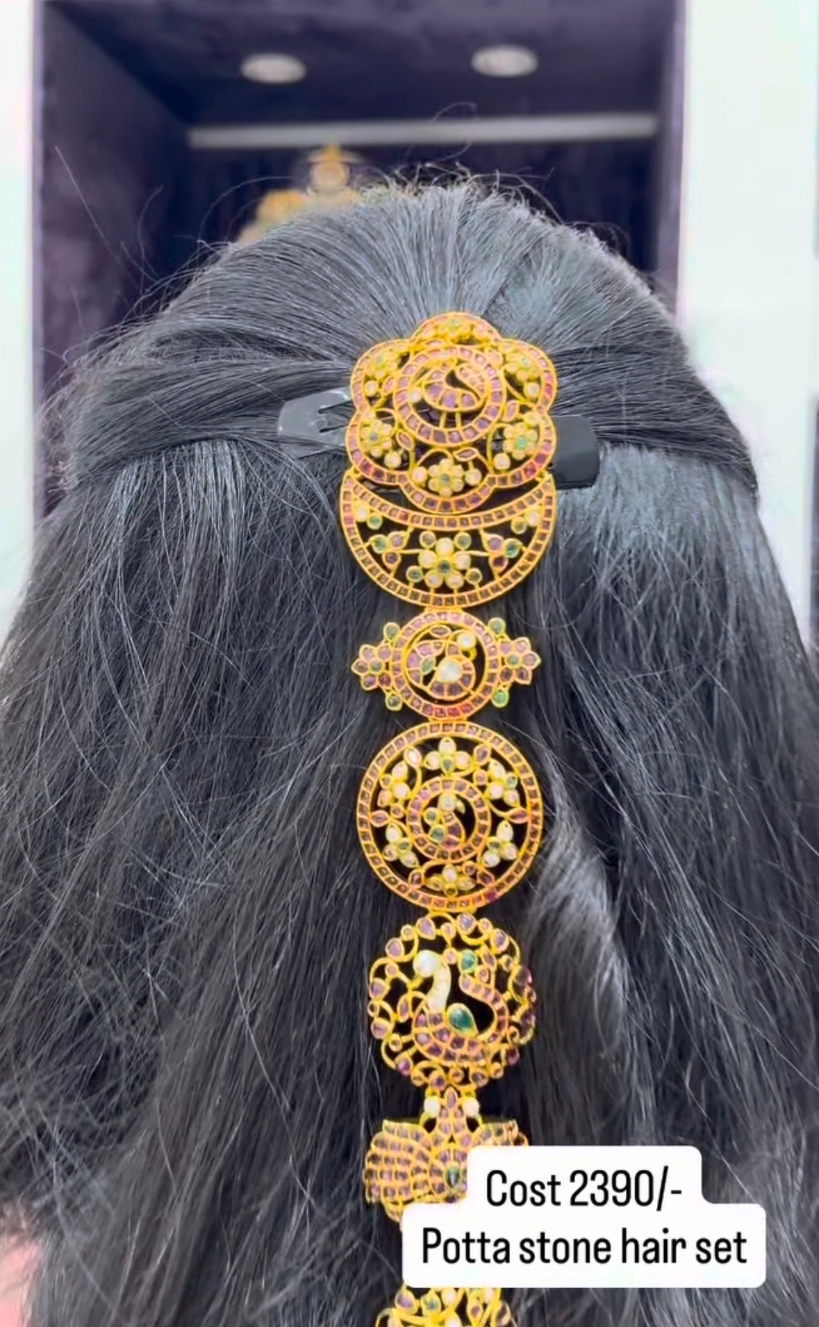 Beautiful Pota stone Hair set