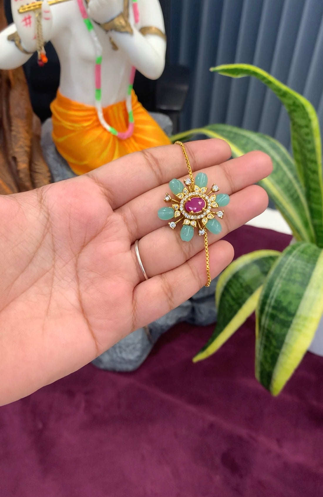 Beautiful adjustable rakhi