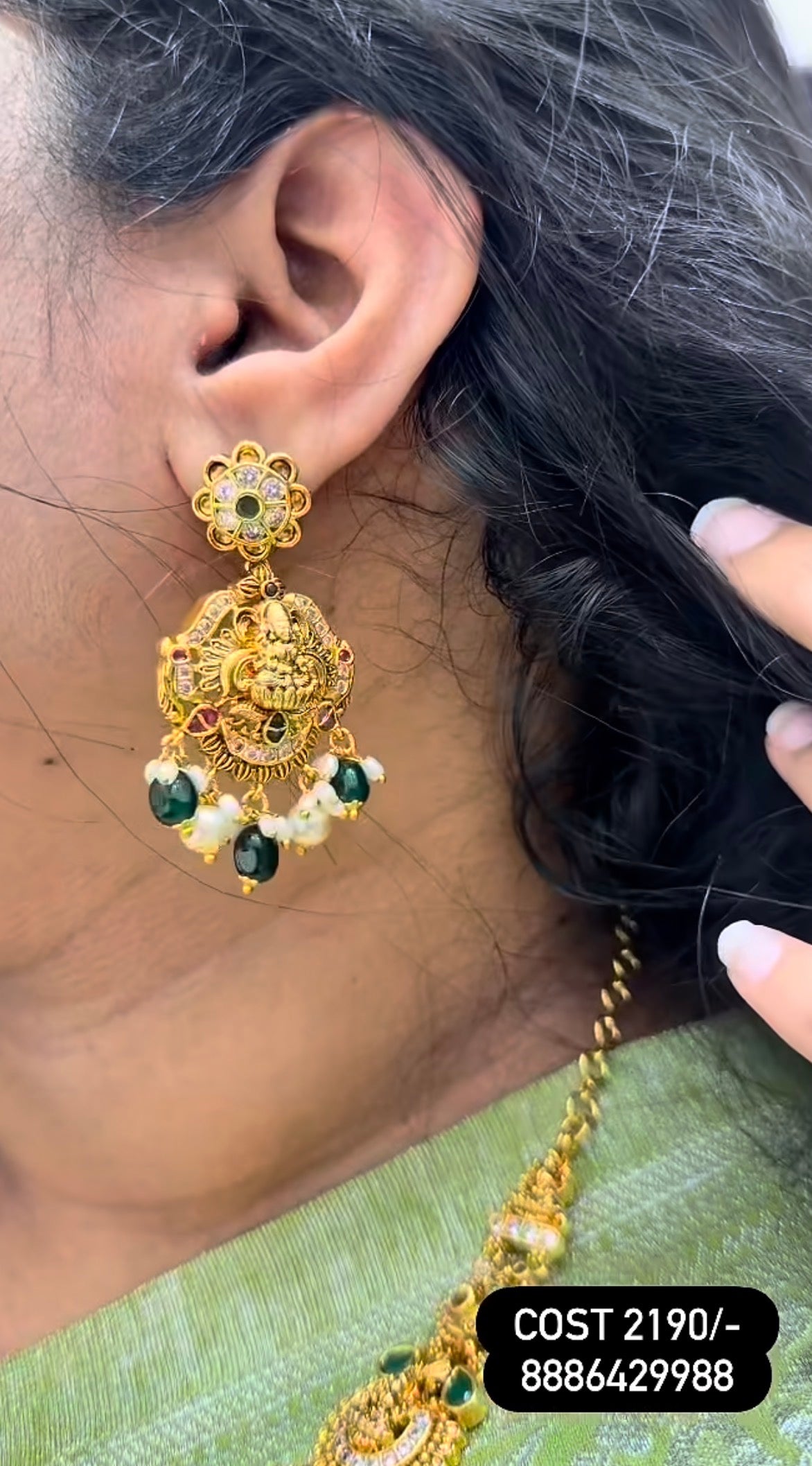 Beautiful customised nakshi necklace