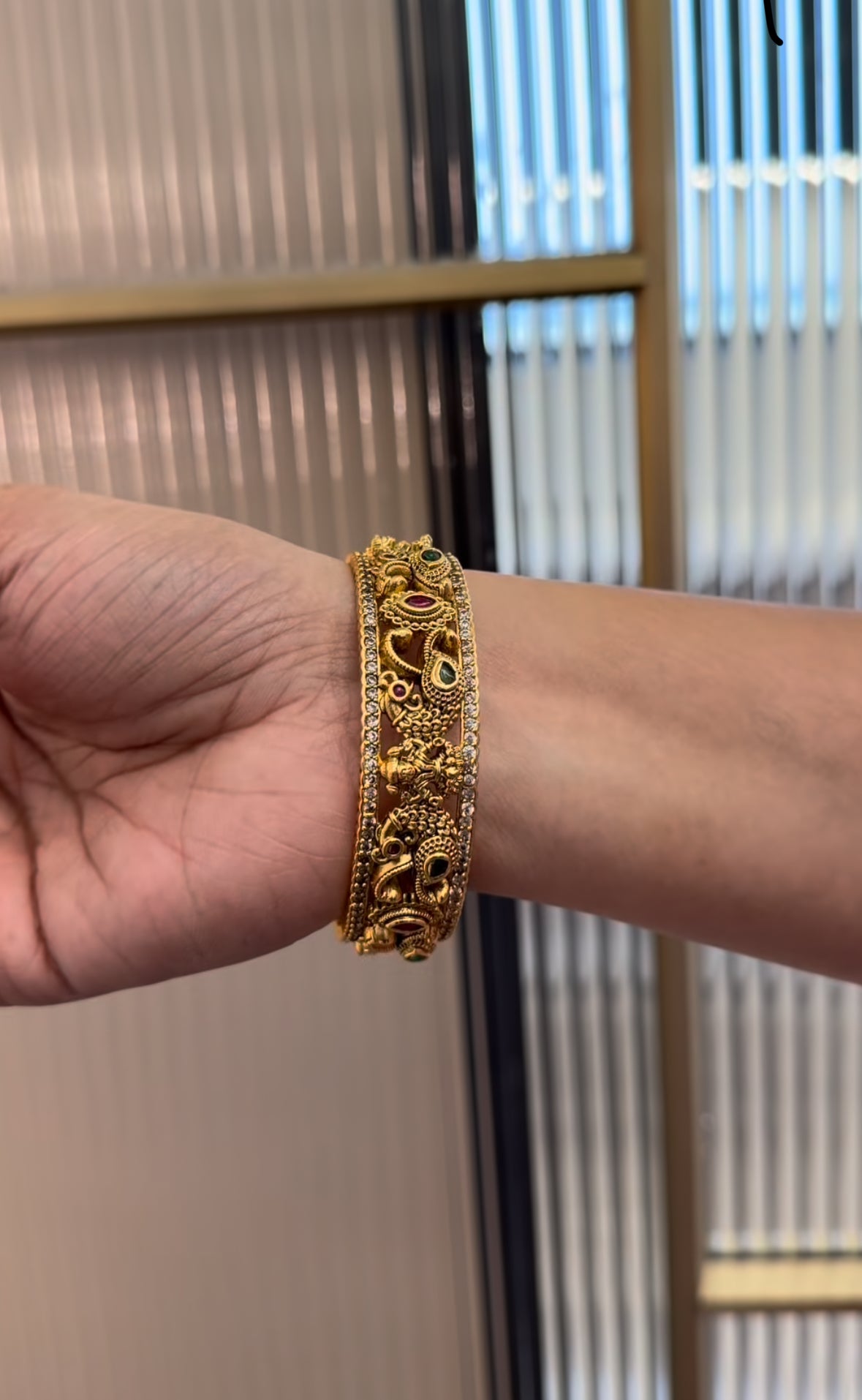Beautiful nakshi bangles set of 2
