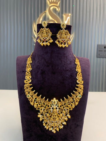Beautiful nakshi short necklace