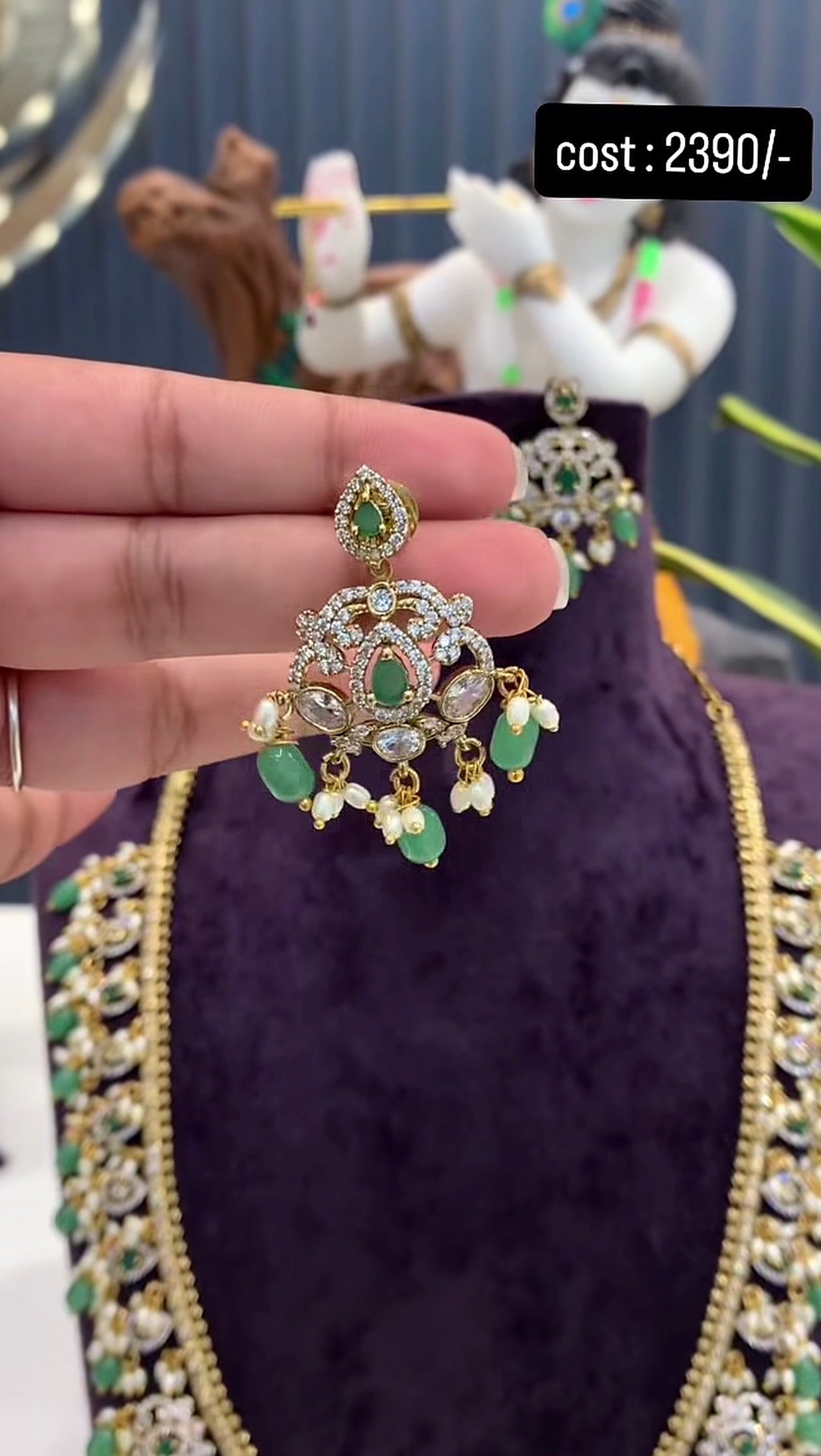 Beautiful heavy guthapusalu haram