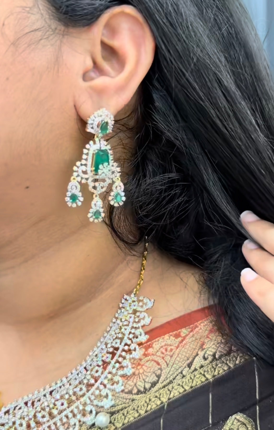 Beautiful GJ polish heavy necklace