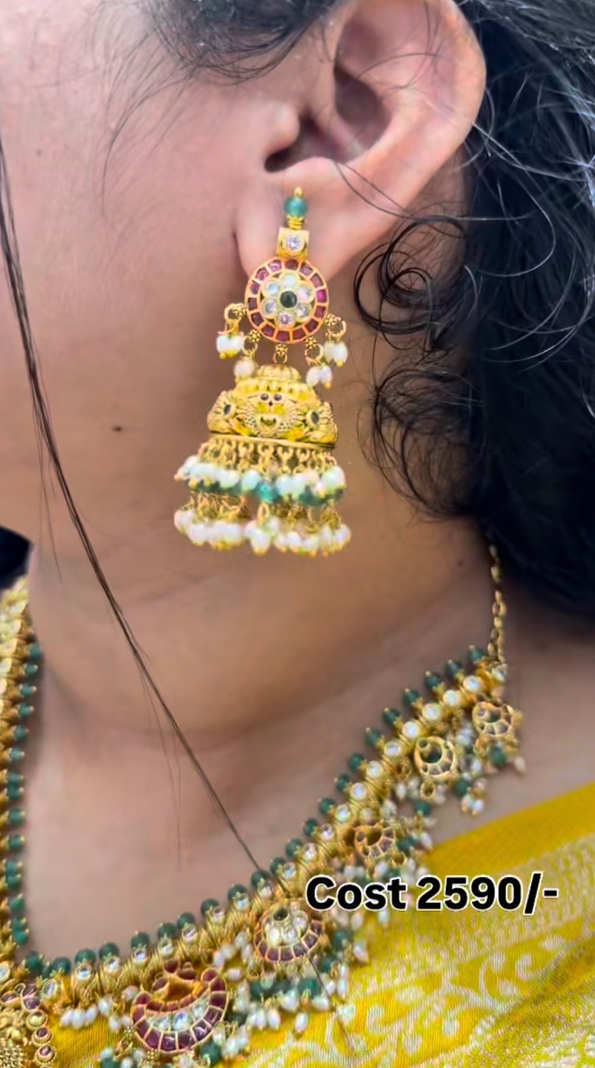 Beautiful guttapusalu Necklace