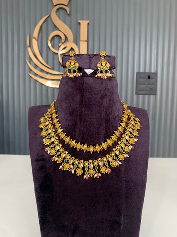 Beautiful double step necklace