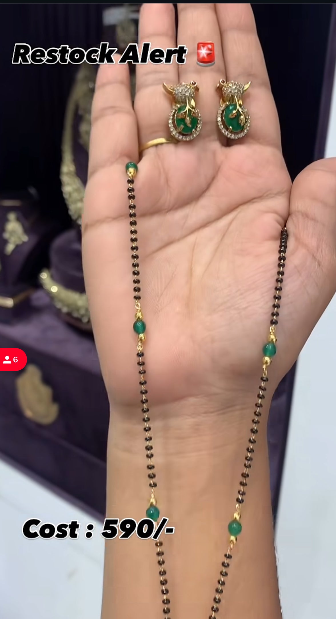 Beautiful black beads