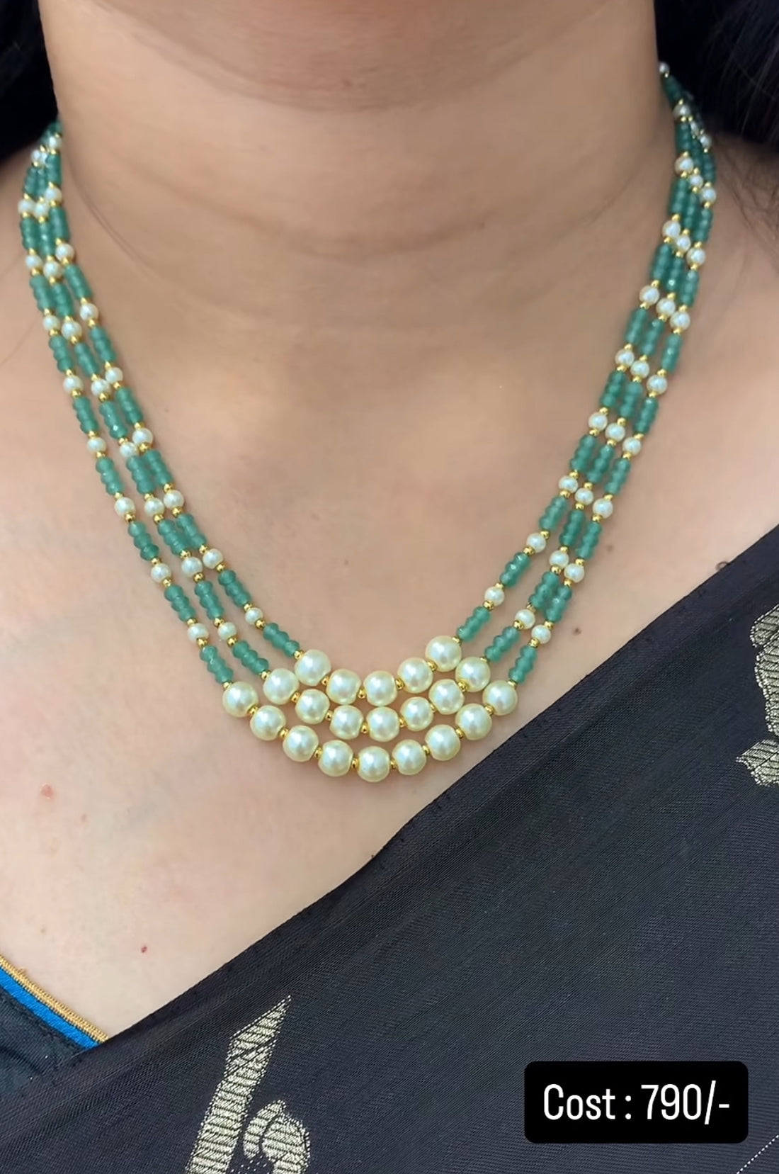 Beautiful customised beads set 18 inchs