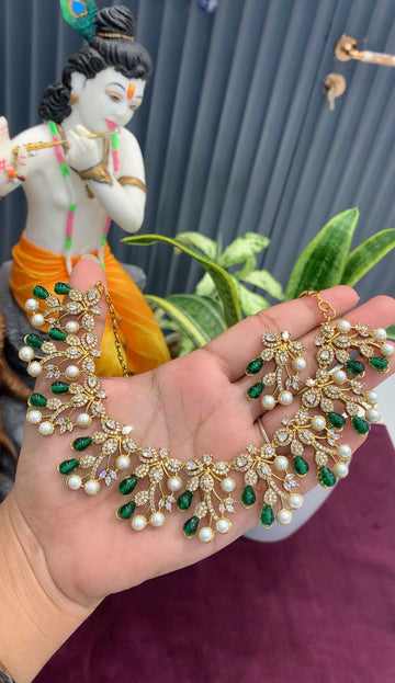 Beautiful party wear necklace @offer price