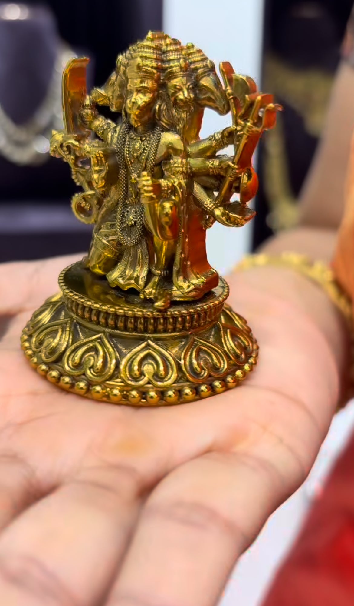 Panchamukah hamuman statue (approx 2-3 inch’s height)