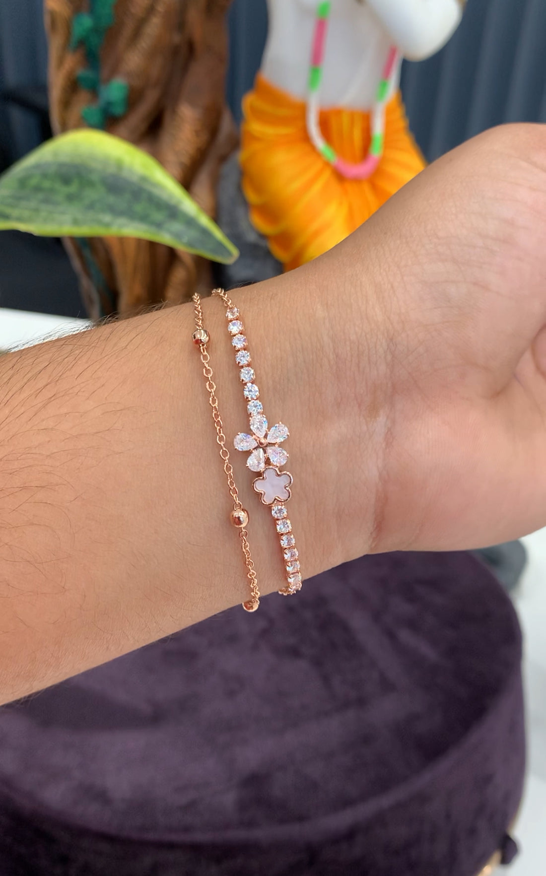 Beautiful rose bracelet