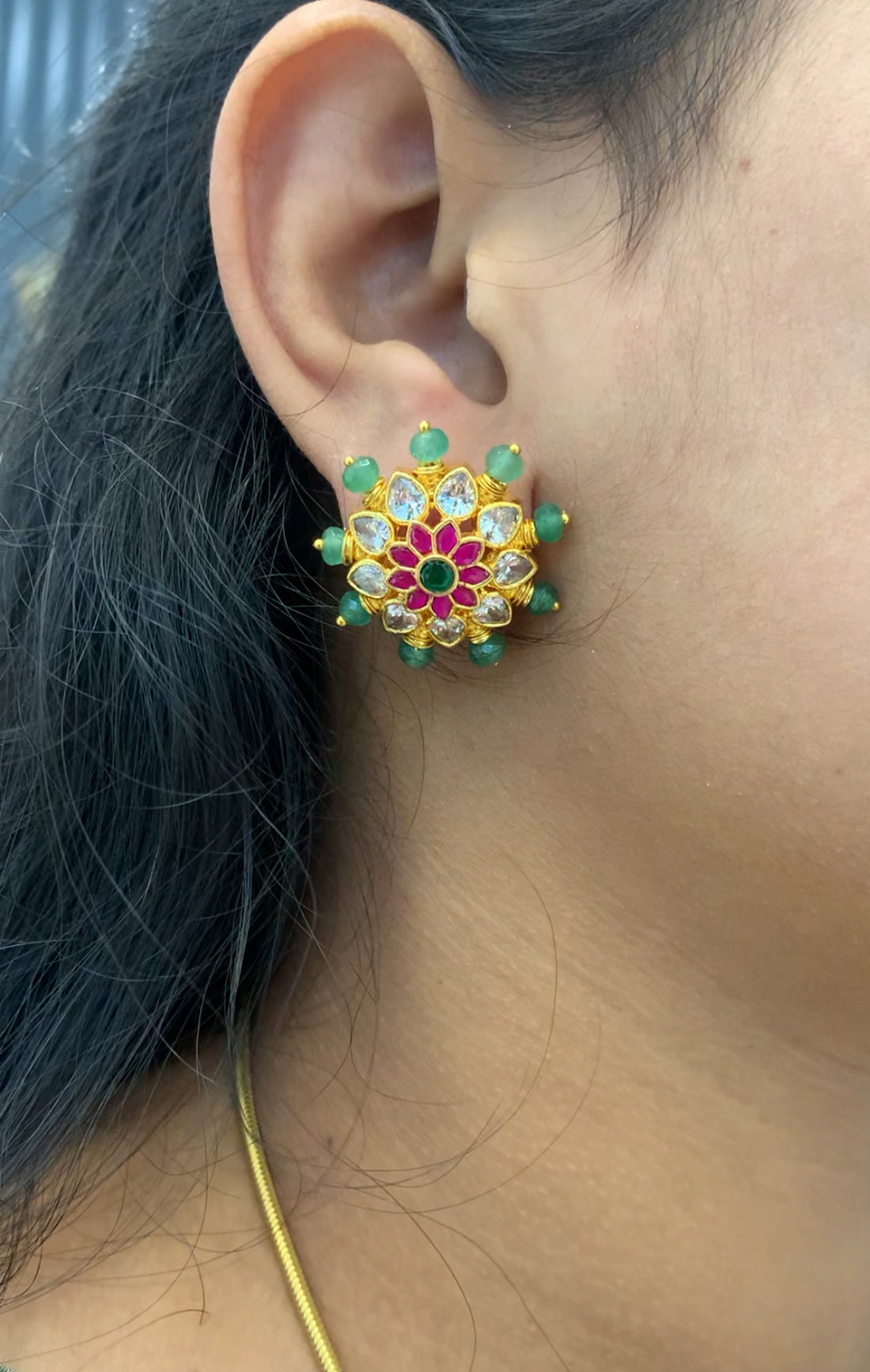 Beautiful jadav studs