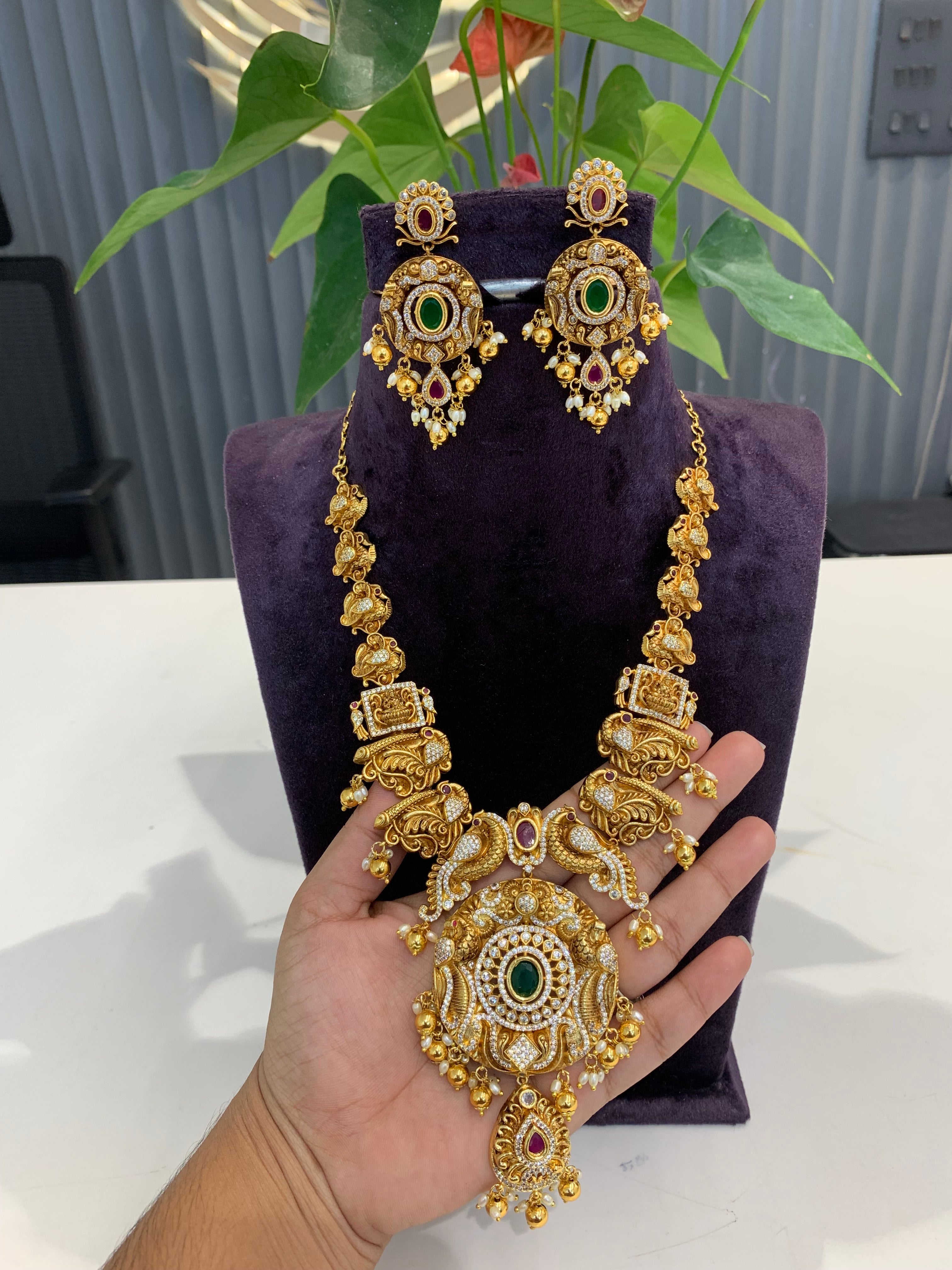 Beautiful nakshi necklace