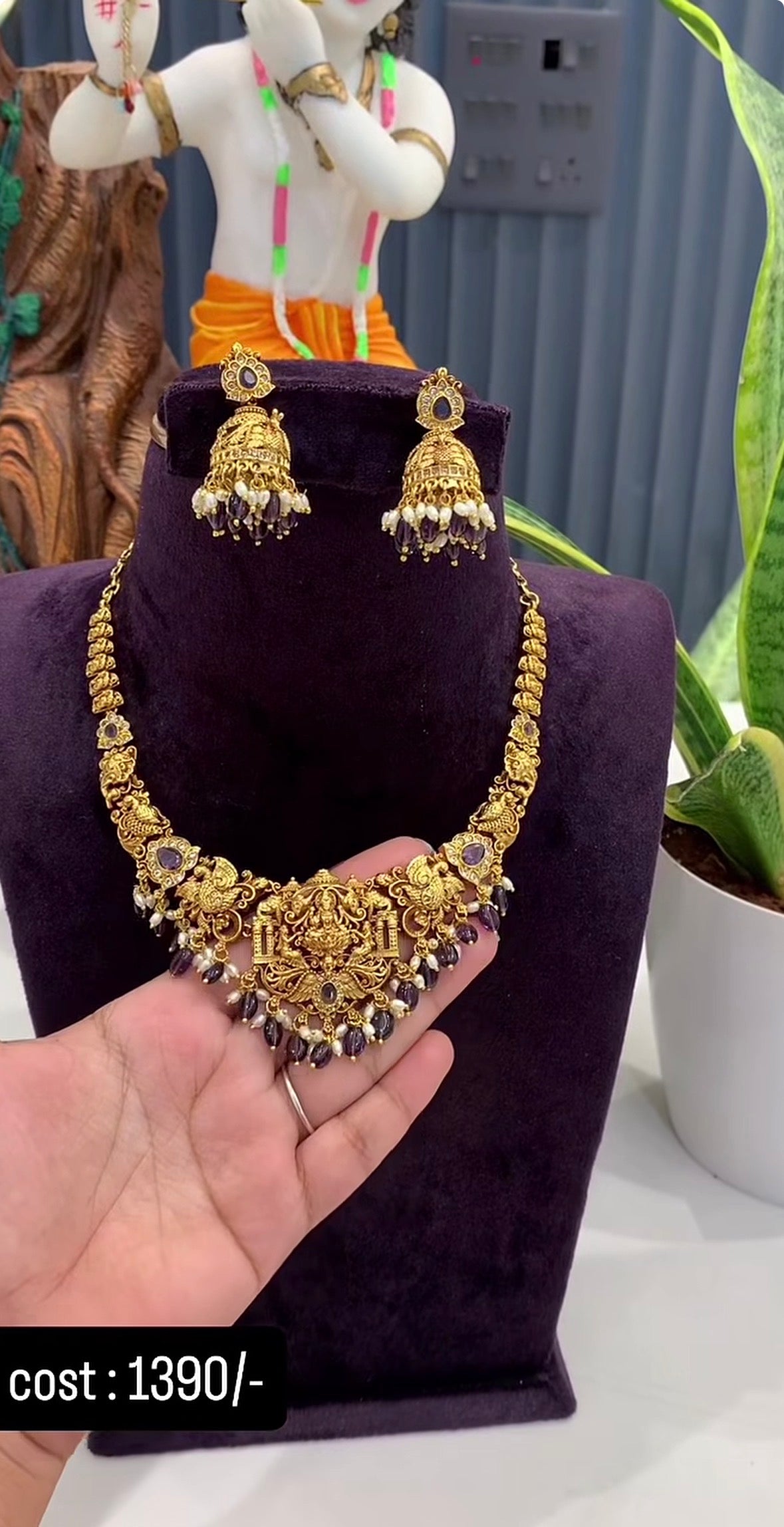 Beautiful Lakshmi Devi Necklace