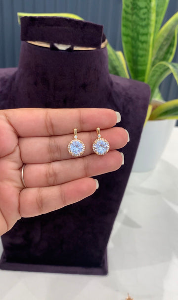 Beautiful rose gold studs