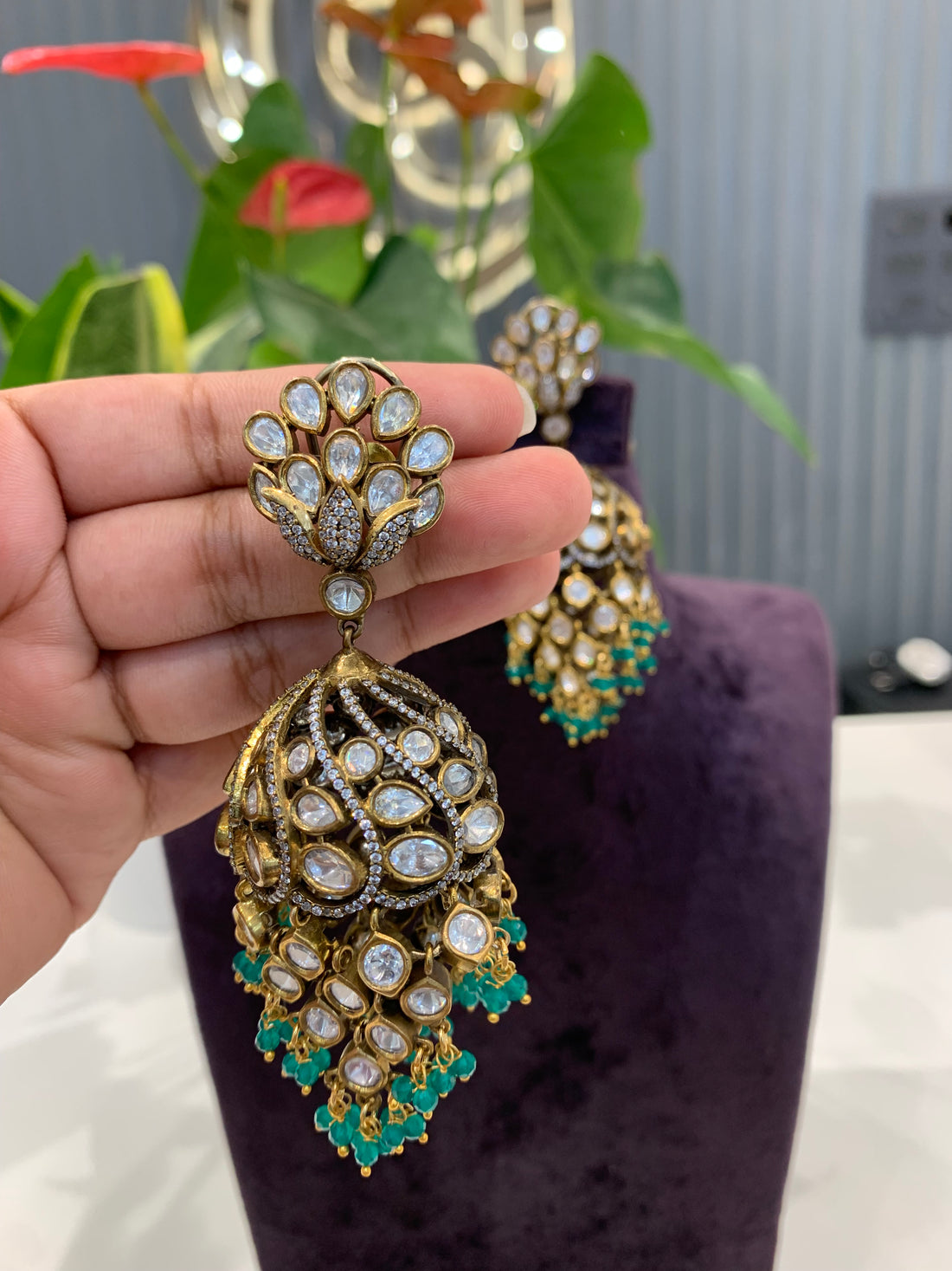 Beautiful real moissanite stone jumkies