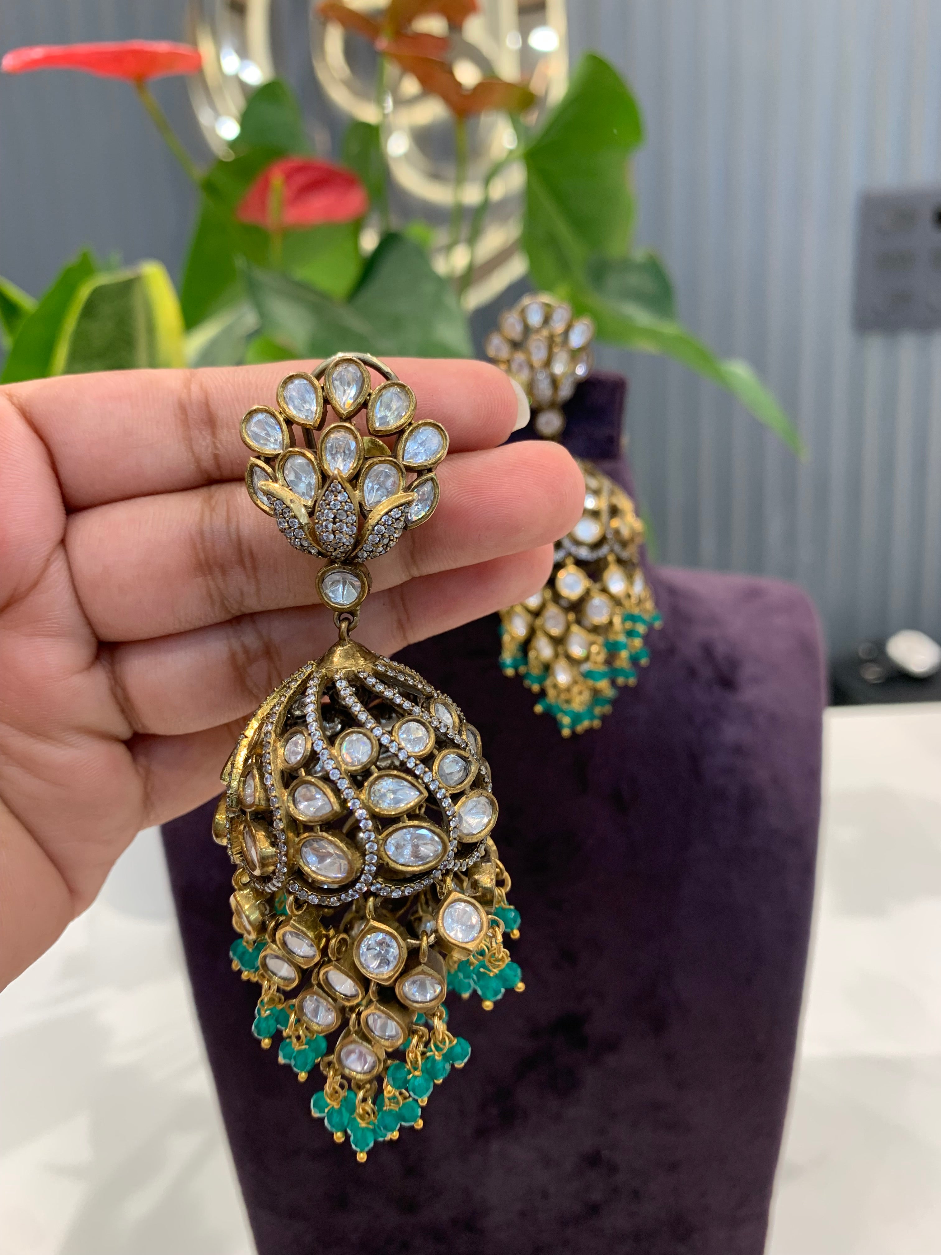 Beautiful real moissanite stone jumkies