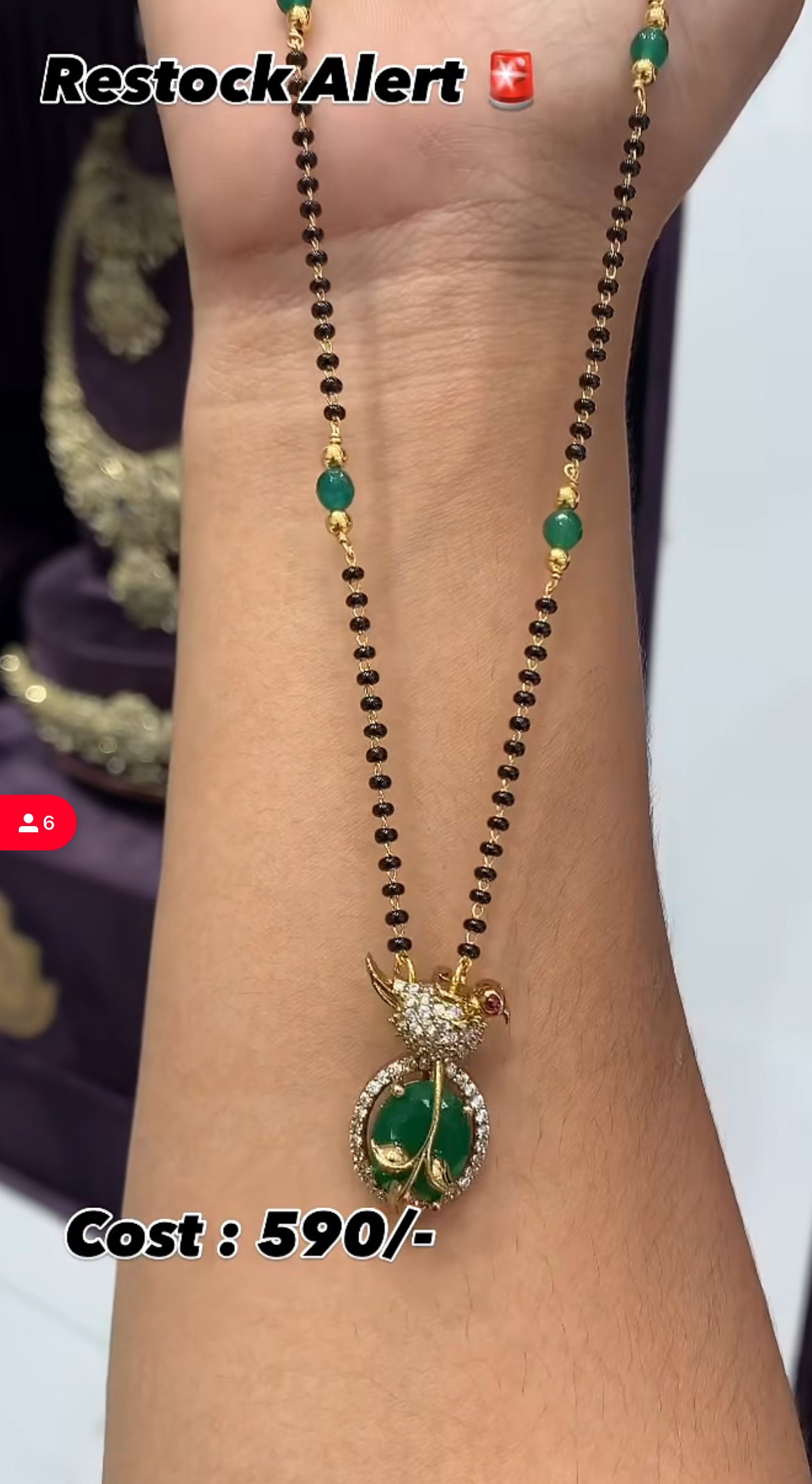Beautiful black beads
