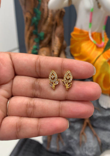 Beautiful daily wear premium studs with screw back