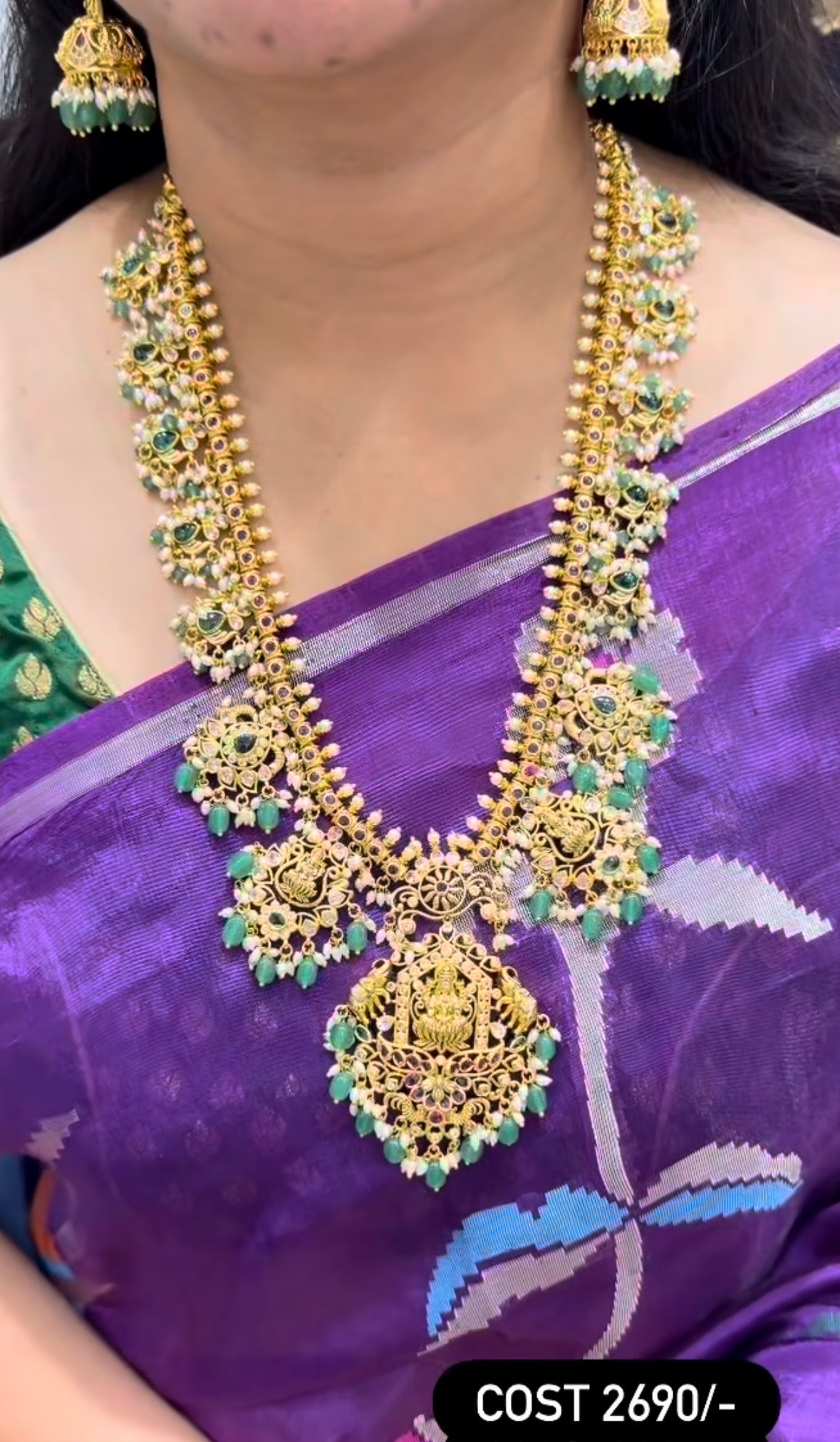 Beautiful heavy guttapusalu long haram