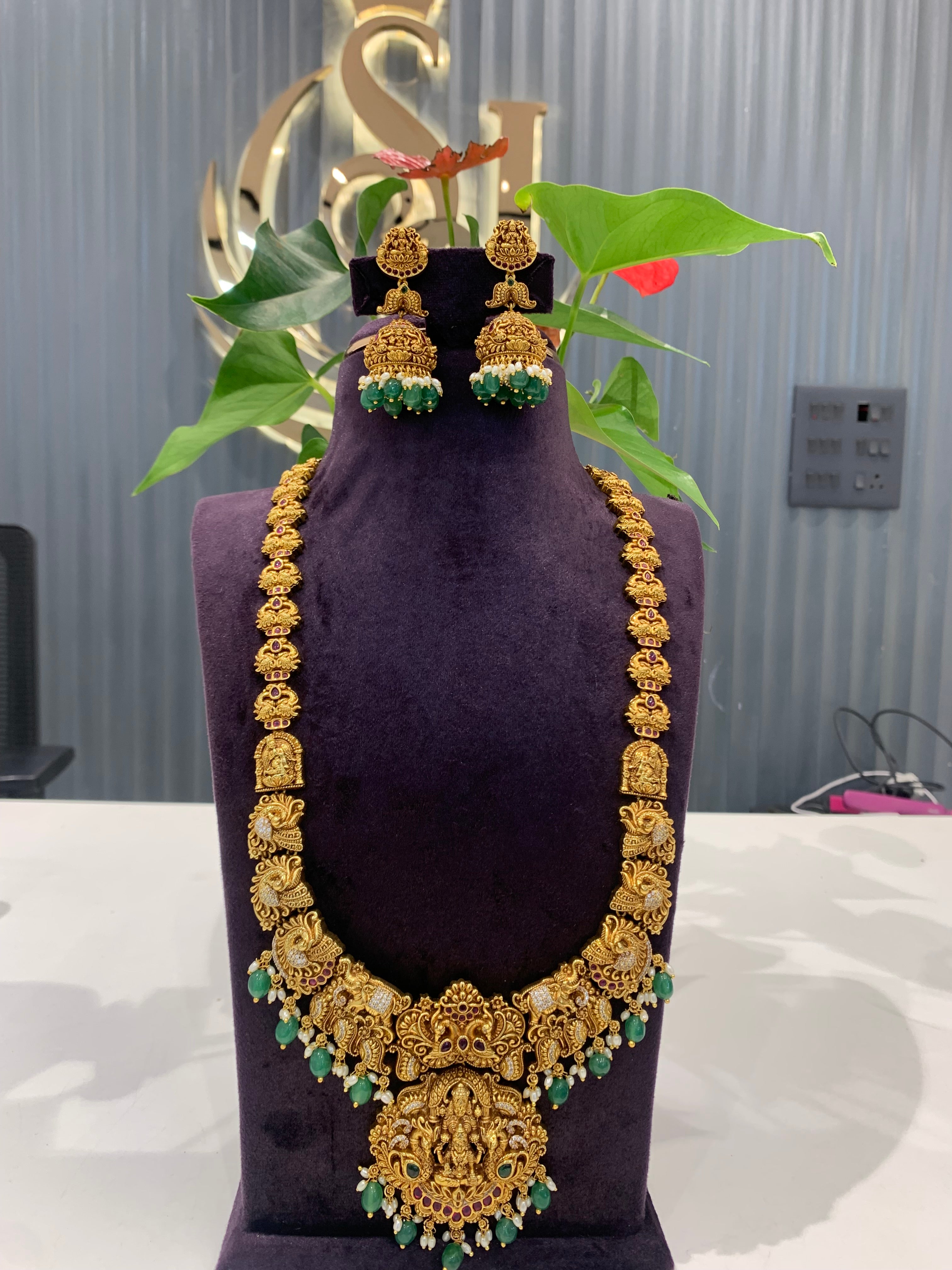 Beautiful nakshi 3D long haram