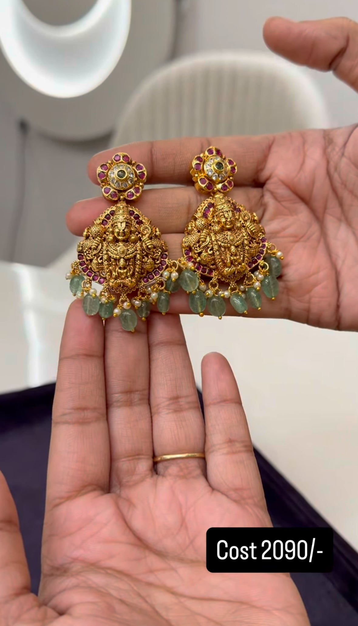 Beautiful customised nakshi necklace