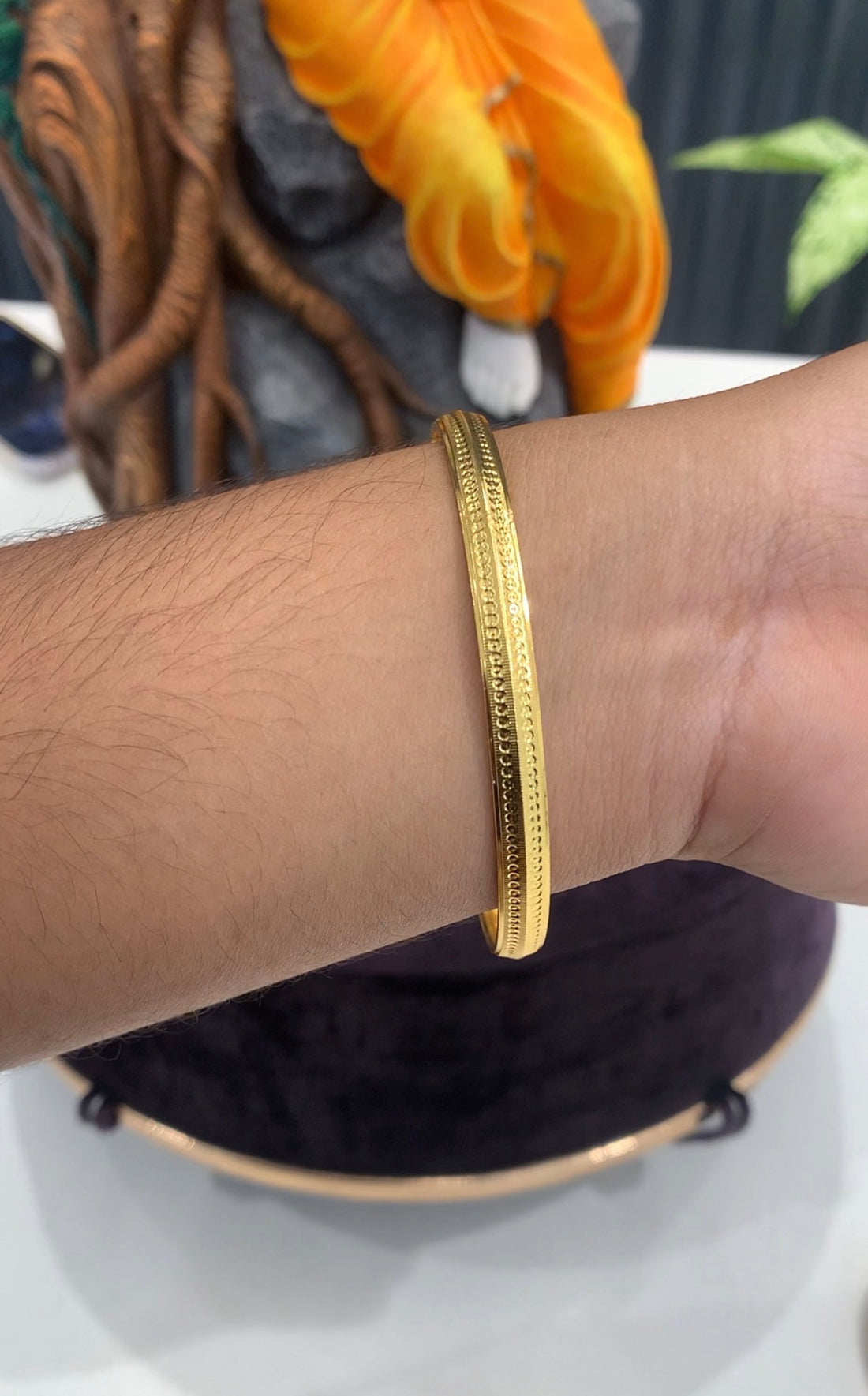 Beautiful microplated men’s kada(single)