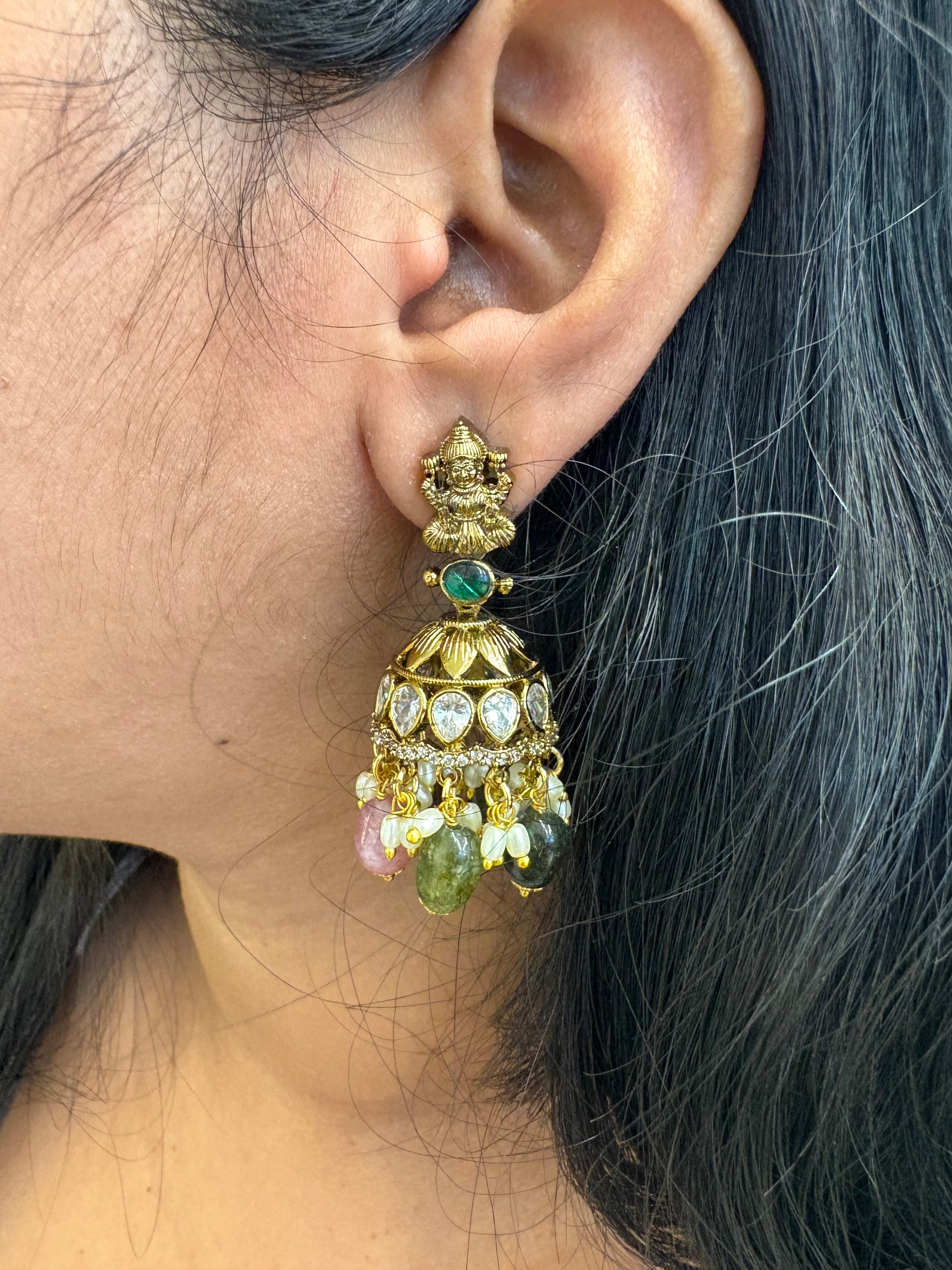 Multi coloured jumkies – Sujatha Gold Covering Works