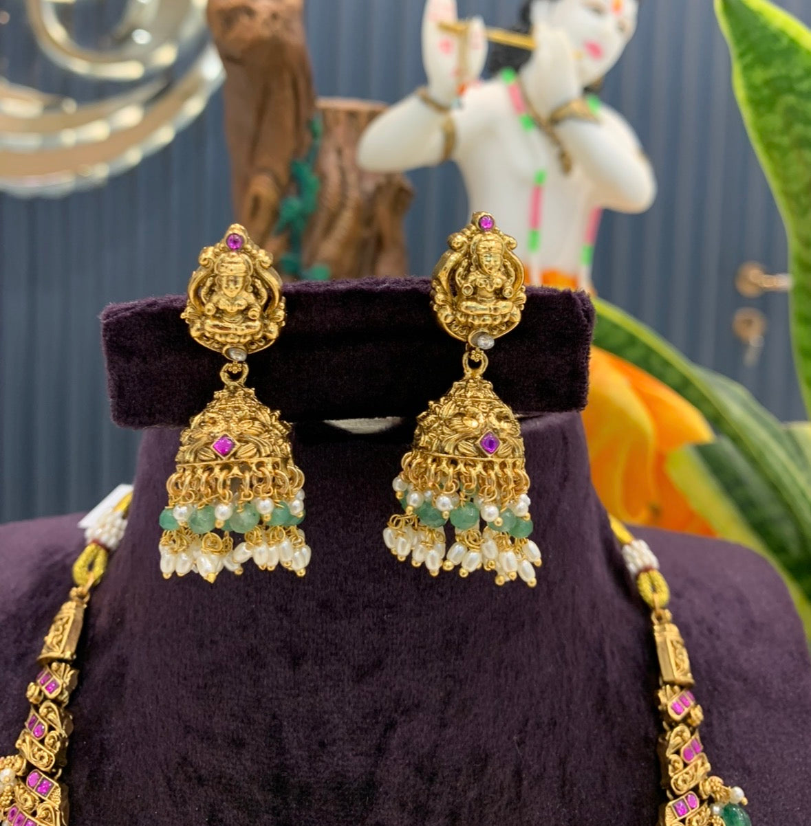 Beautiful Jadav Changeable Necklace (3 in 1)