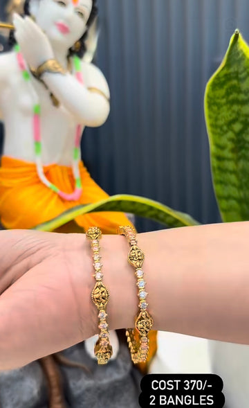 Beautiful nakshi bangles set of 2