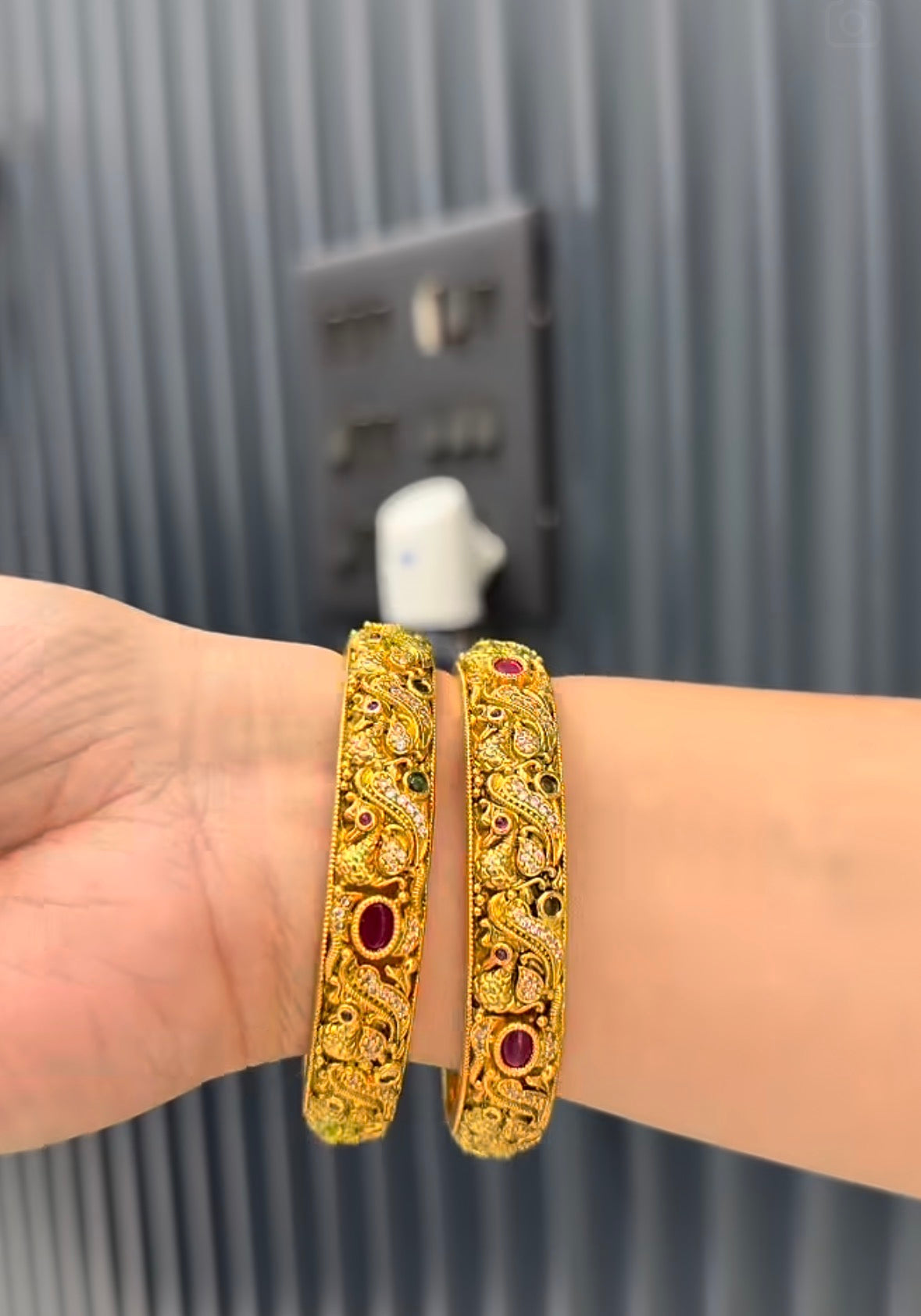 Beautiful nakshi bangles set of 2